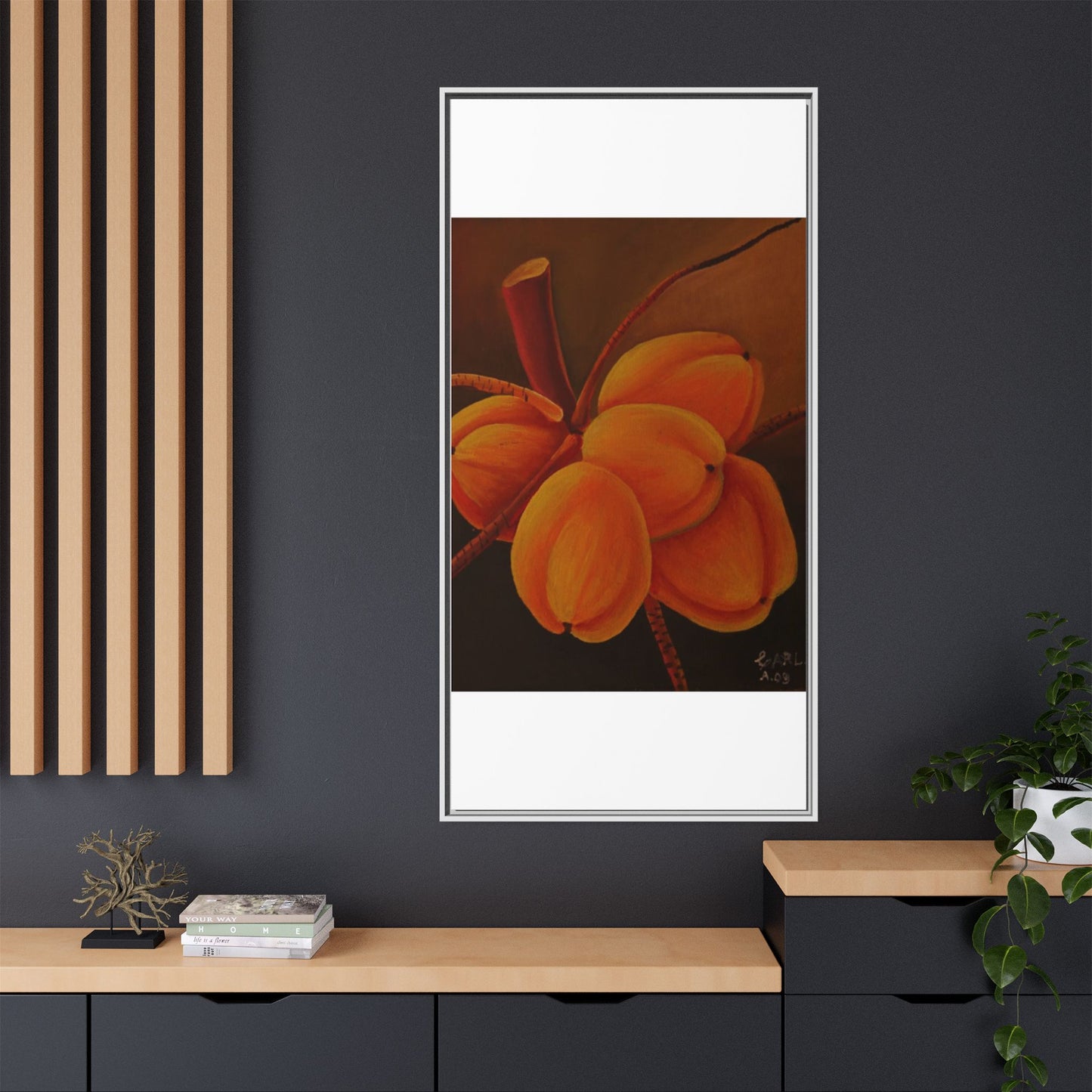 Matte Canvas, Framed (Multi-color)