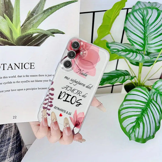 🎨 Cartoon Print Transparent Phone Case: Stylish, Durable Soft TPU Shell with Camera Protection for Samsung Galaxy A & S Series