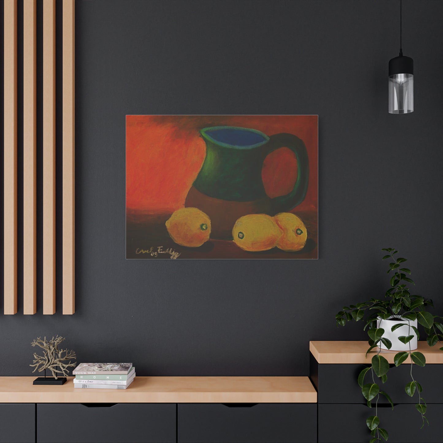 Canvas Print Tropical Lemon