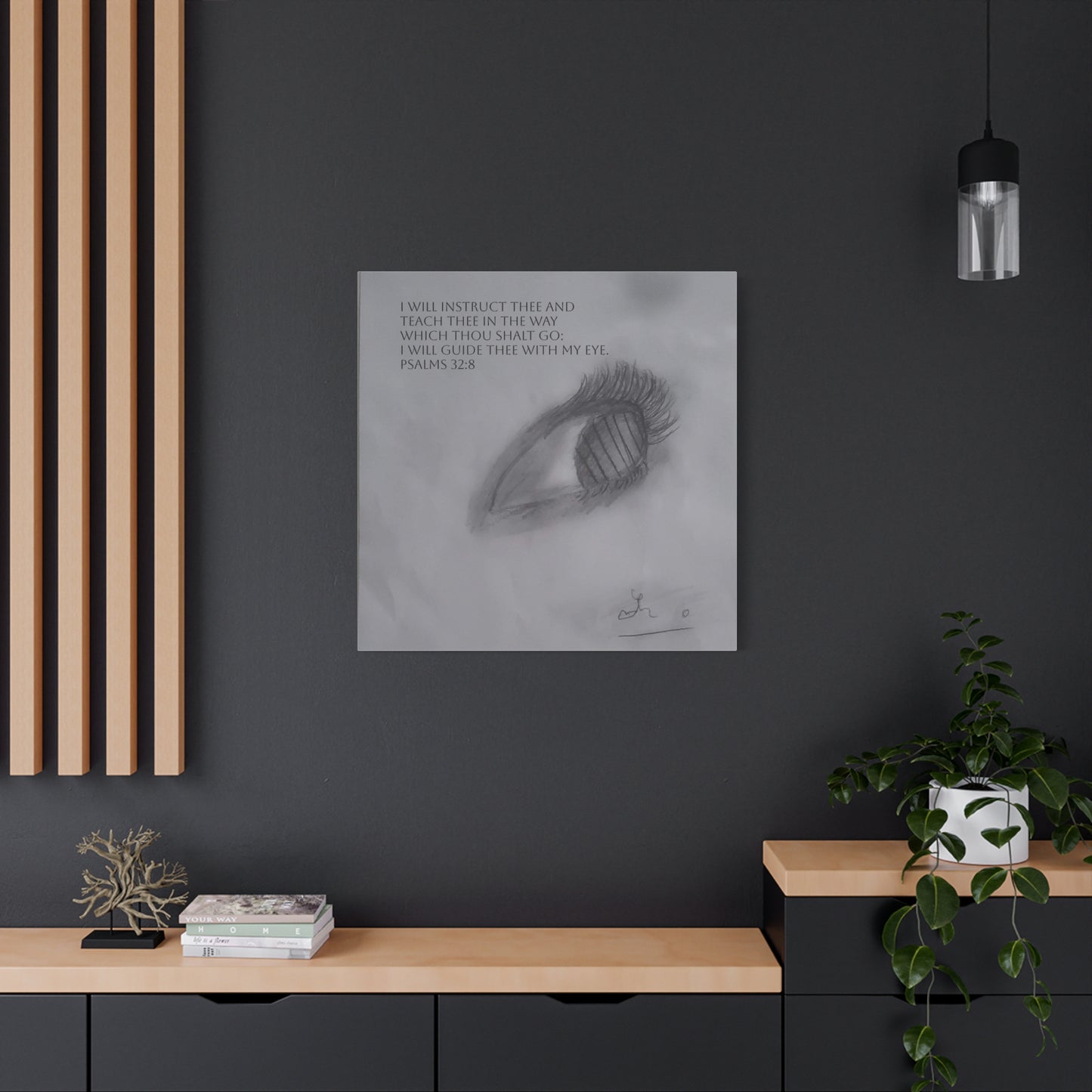 Canvas Wall Art - Jesus is Watching on Us