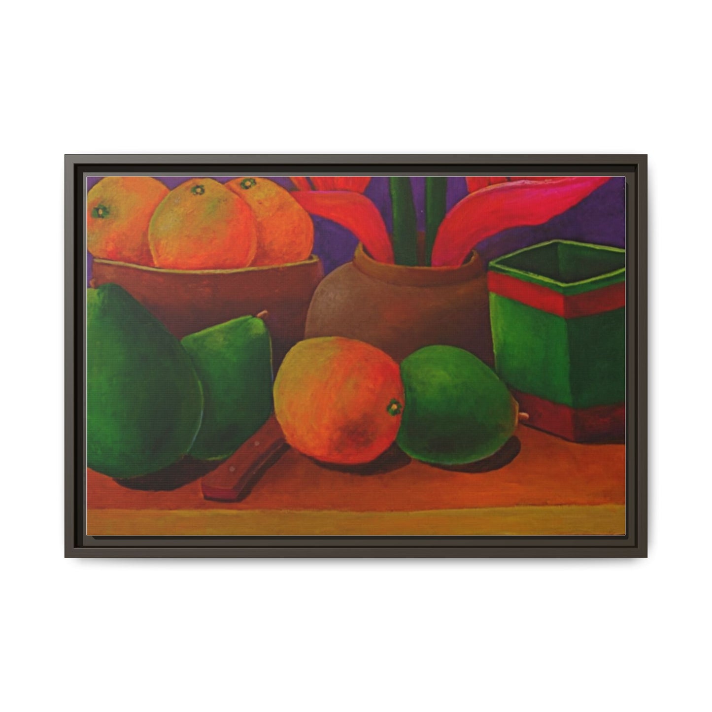 Canvas Wall Art - Tropical Fruits Design