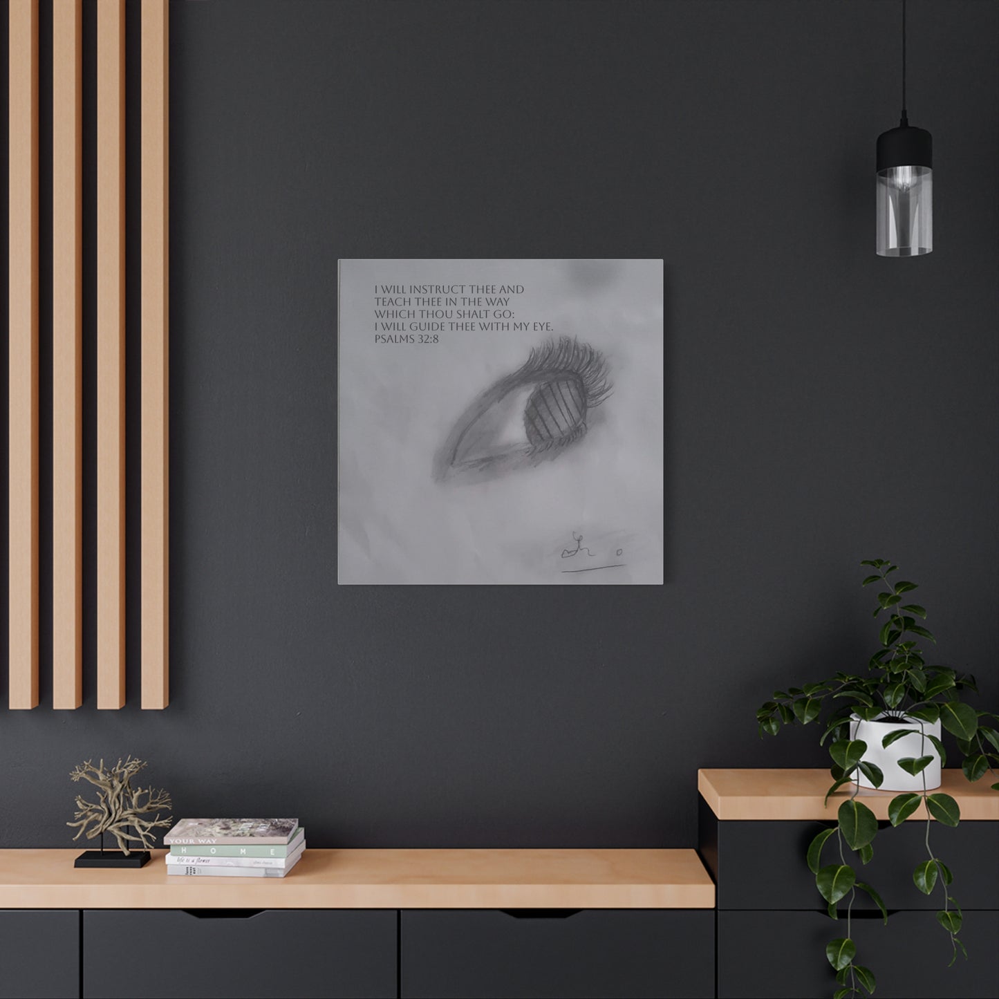 Canvas Wall Art - Jesus is Watching on Us