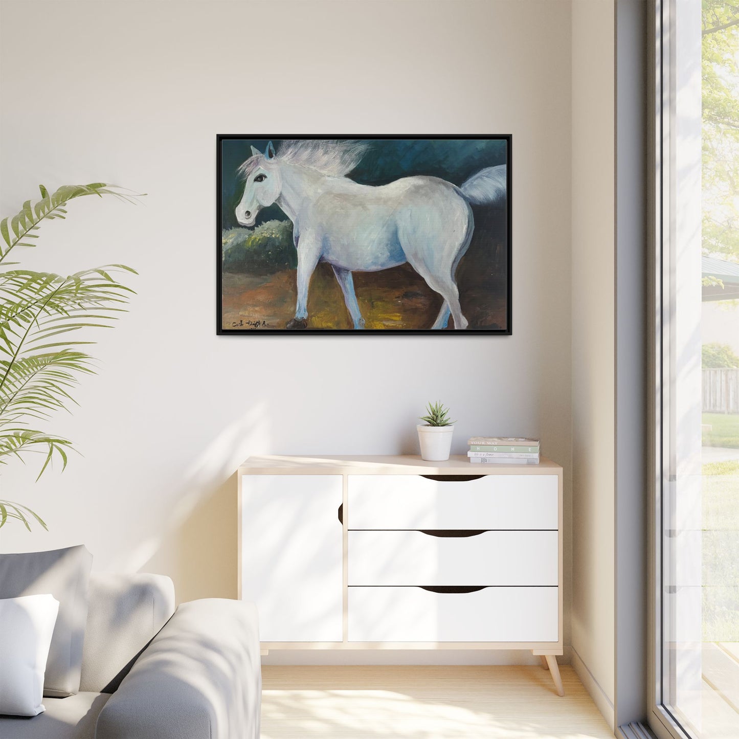 Canvas Horse Art