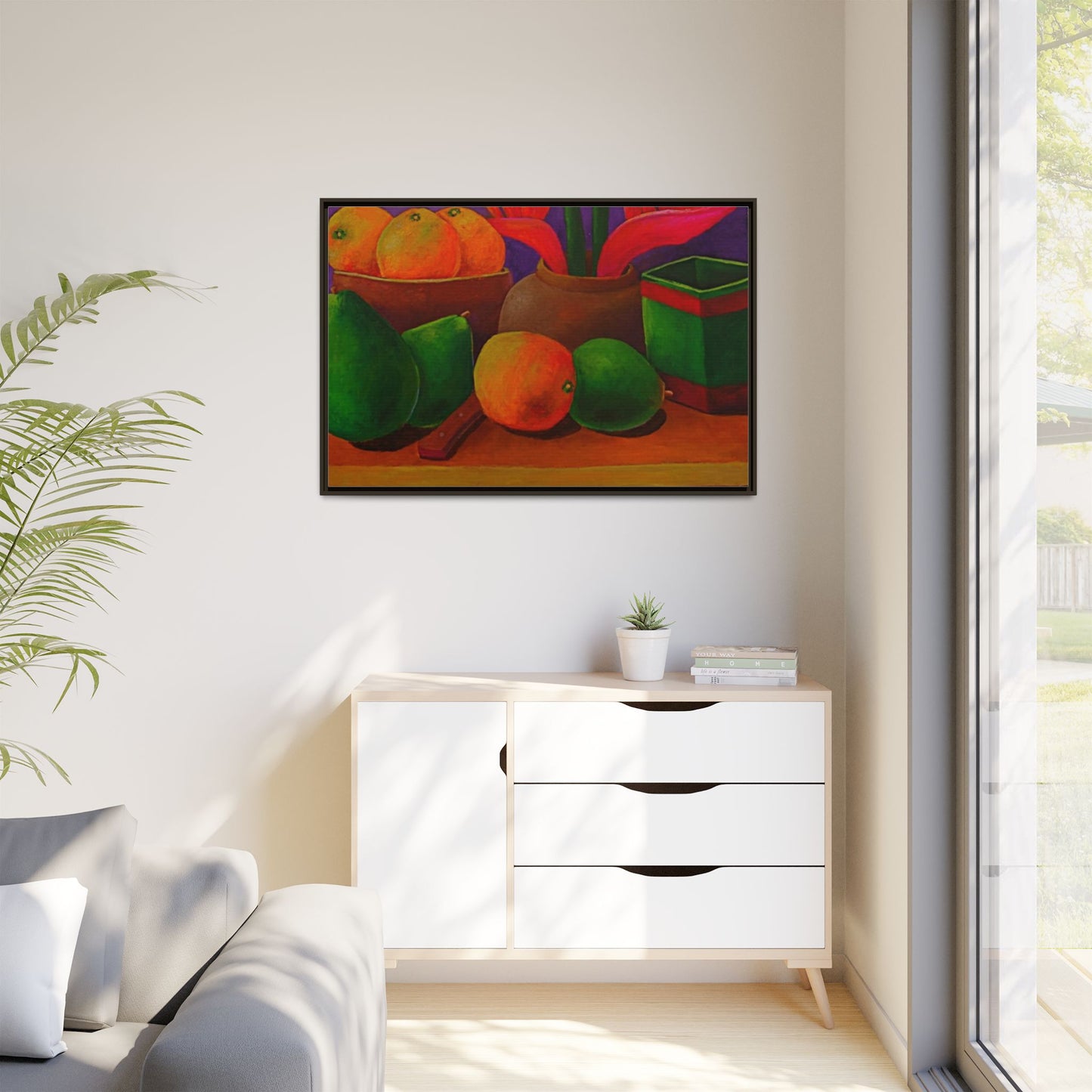 Tropical Fruits Canvas Wrap