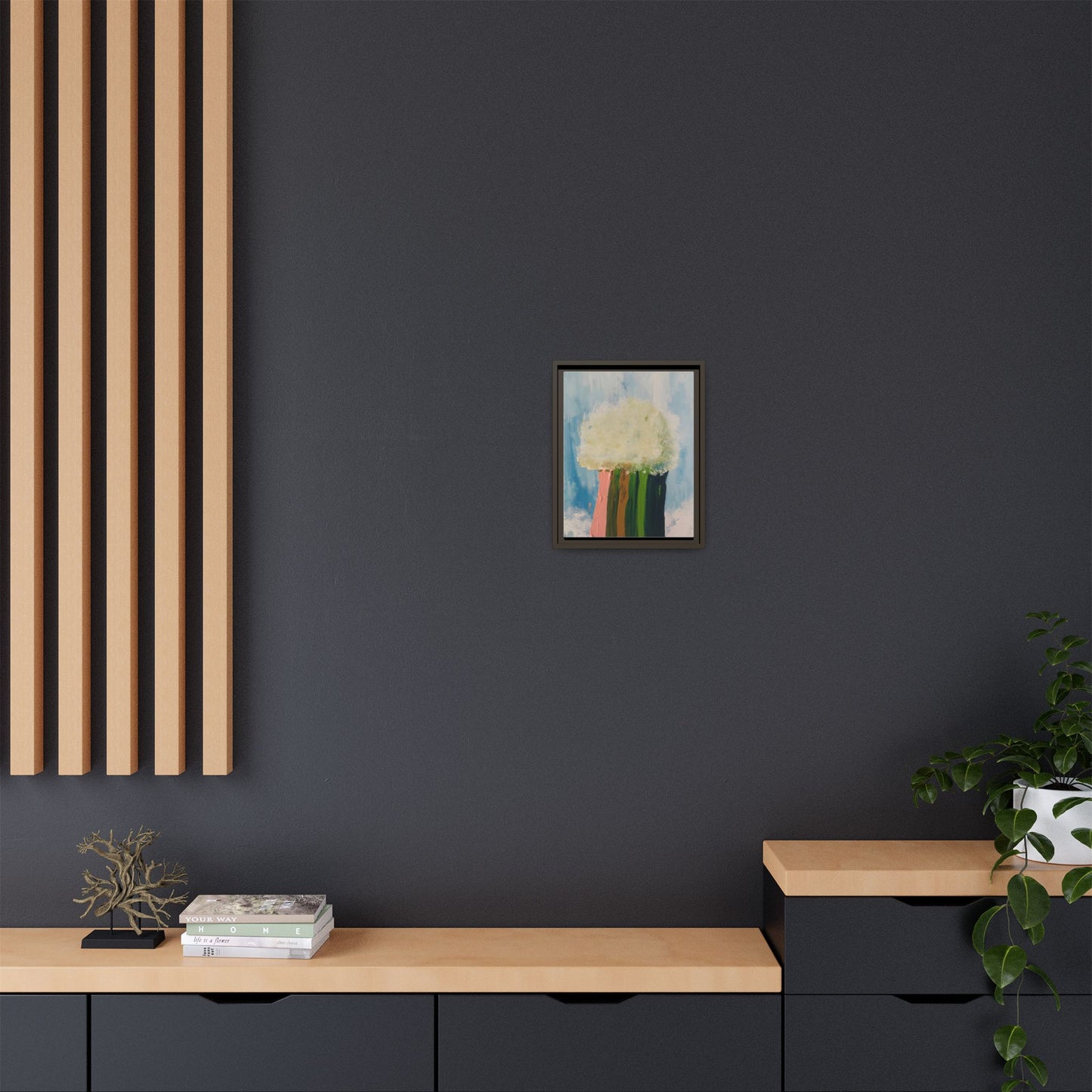 Canvas Wall Art - Cloud Dropping Rainbow