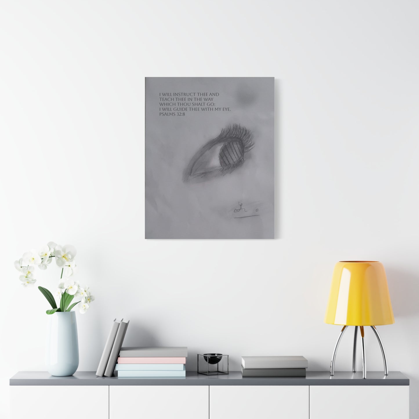 Canvas Wall Art - Jesus is Watching on Us