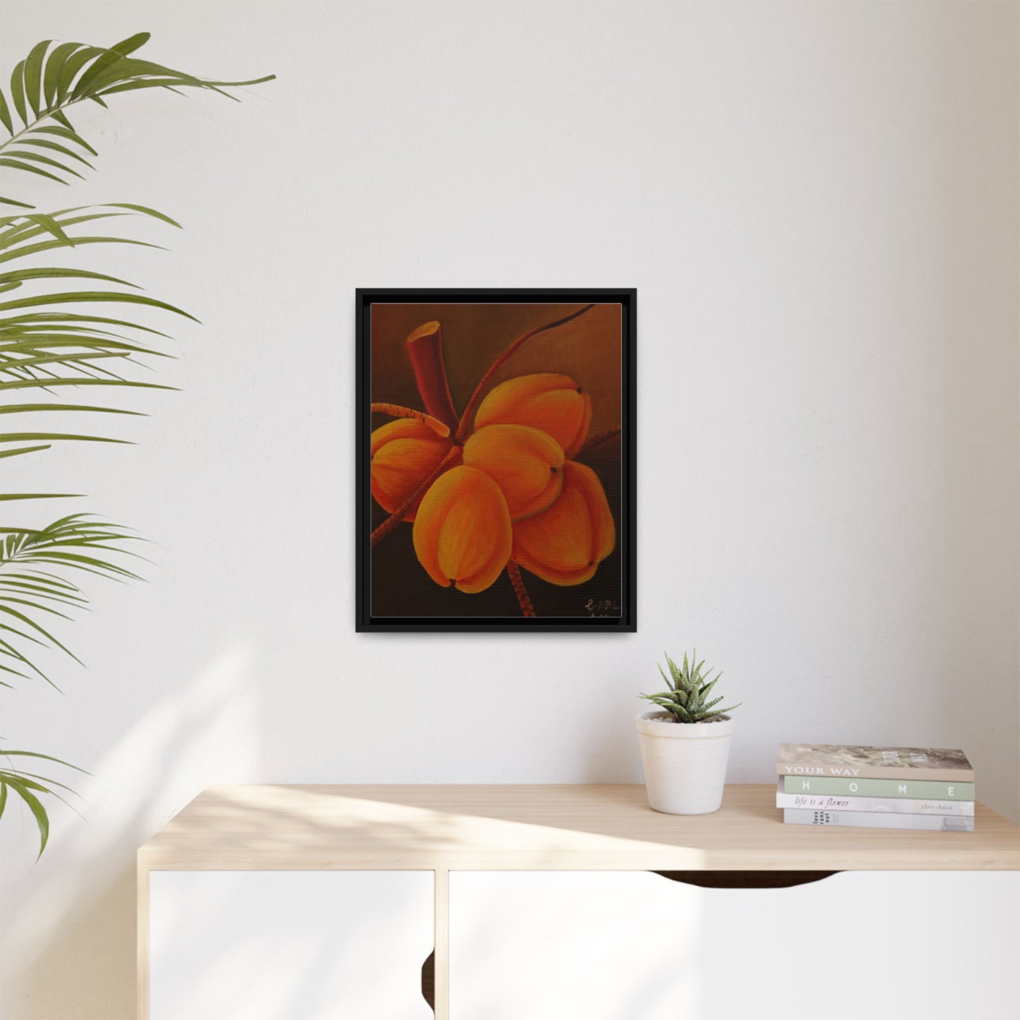 Matte Canvas, Framed (Multi-color)