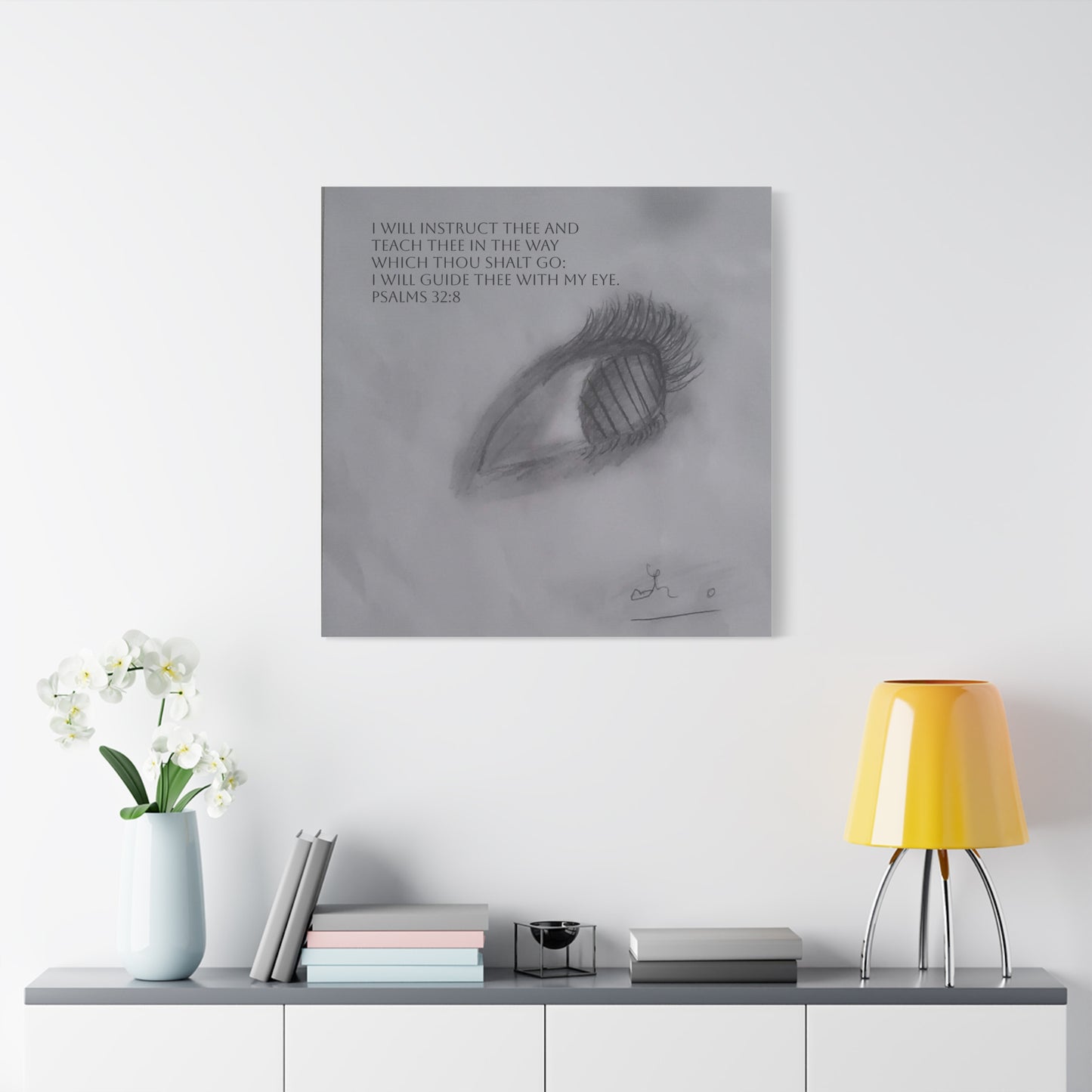 Canvas Wall Art - Jesus is Watching on Us