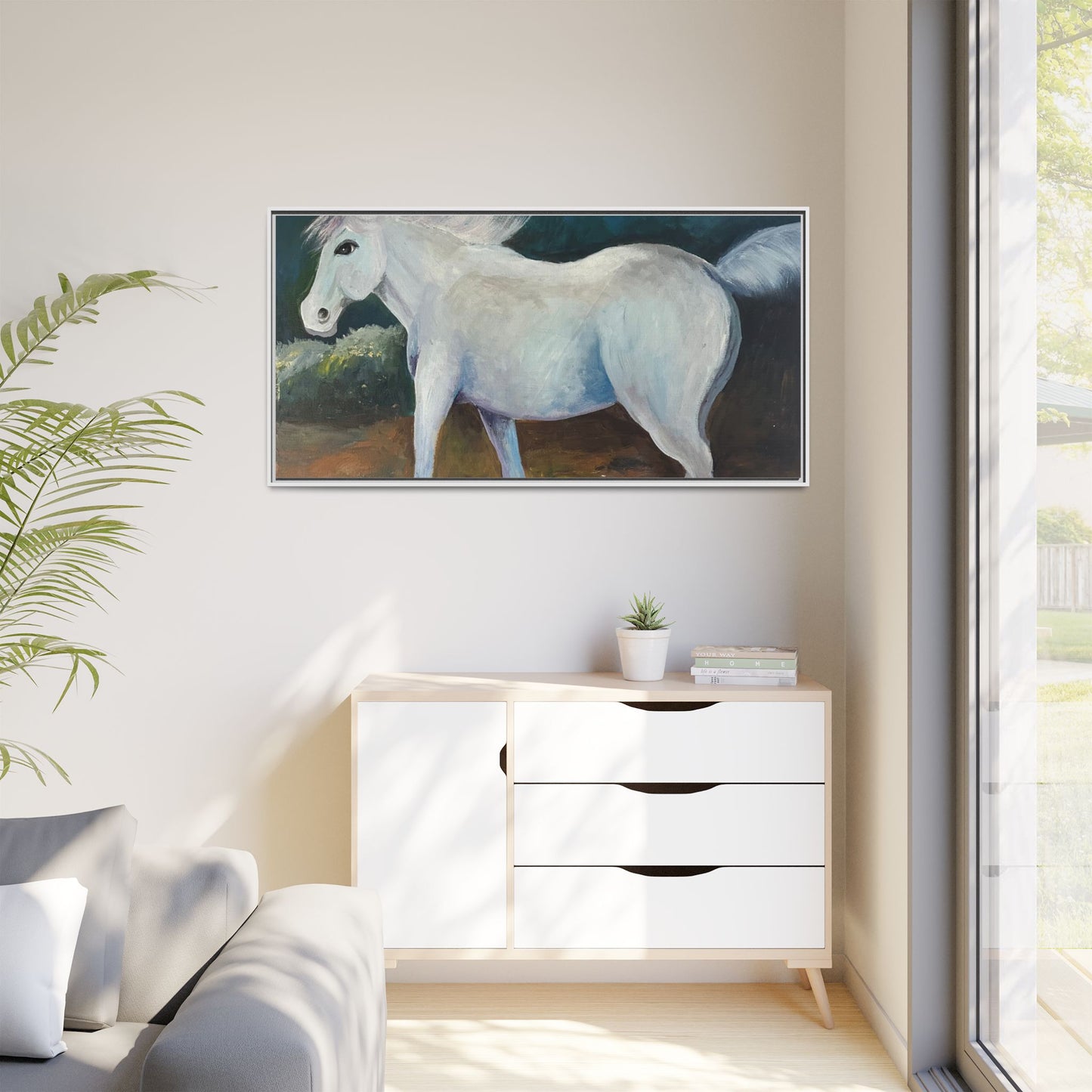 Canvas Horse Art