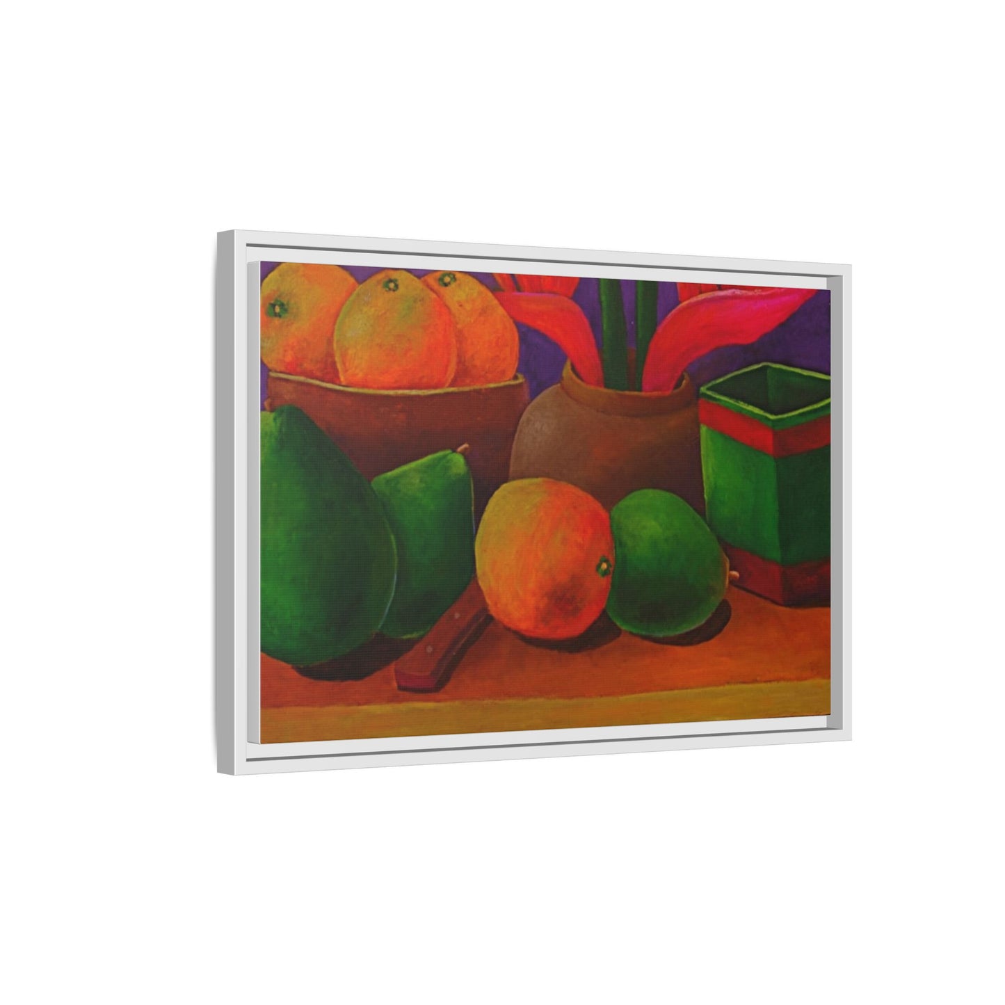 Tropical Fruits Canvas Wrap