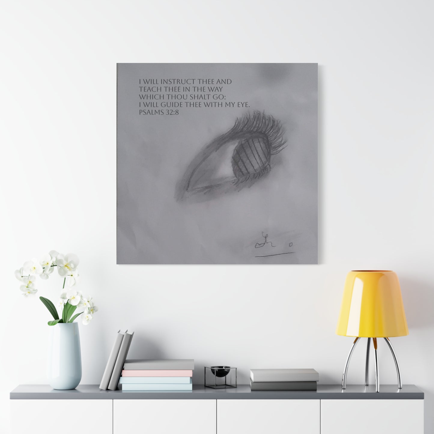 Canvas Wall Art - Jesus is Watching on Us