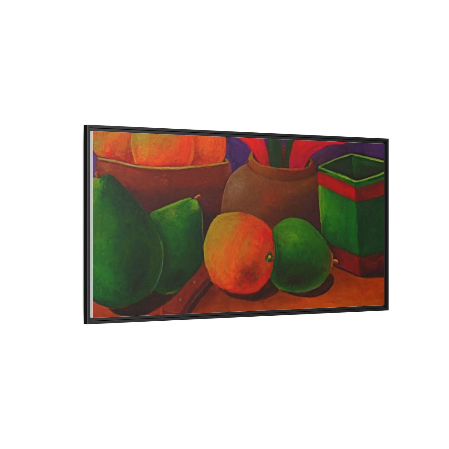 Tropical Fruits Canvas Wrap