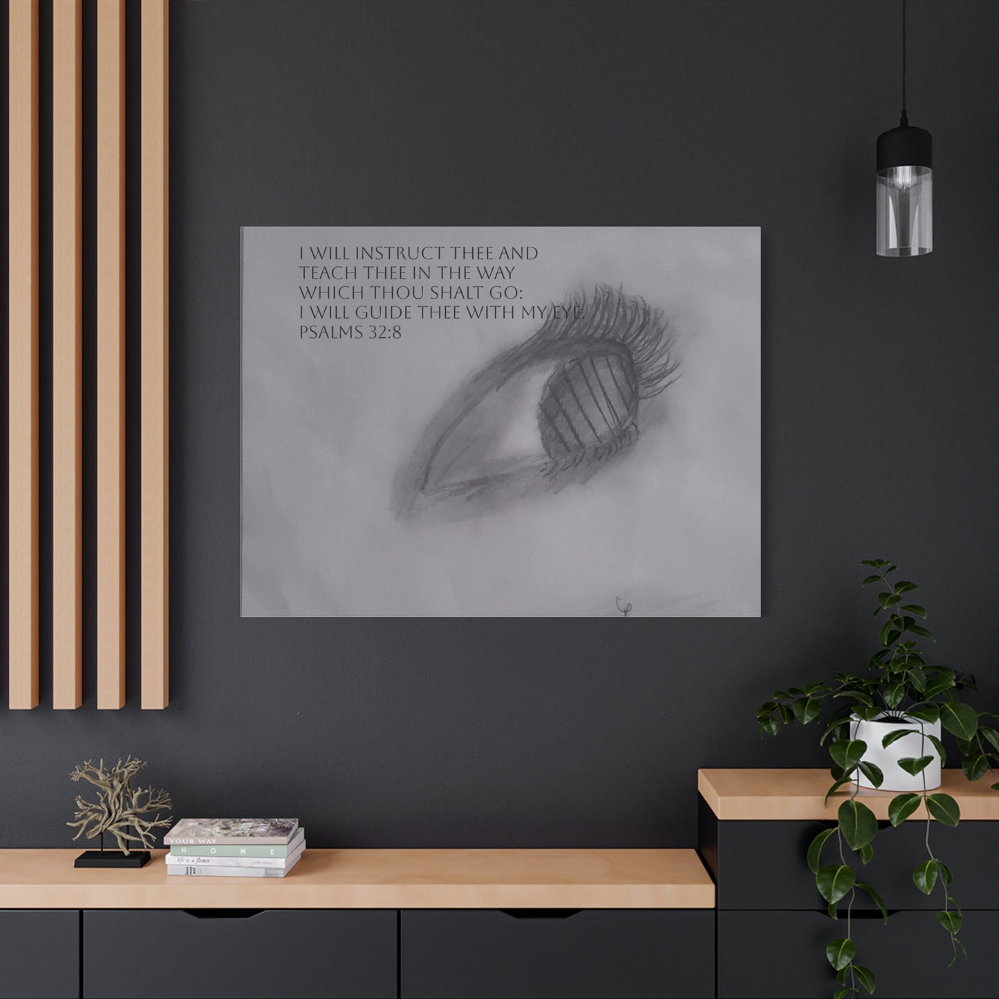 Canvas Wall Art - Jesus is Watching on Us