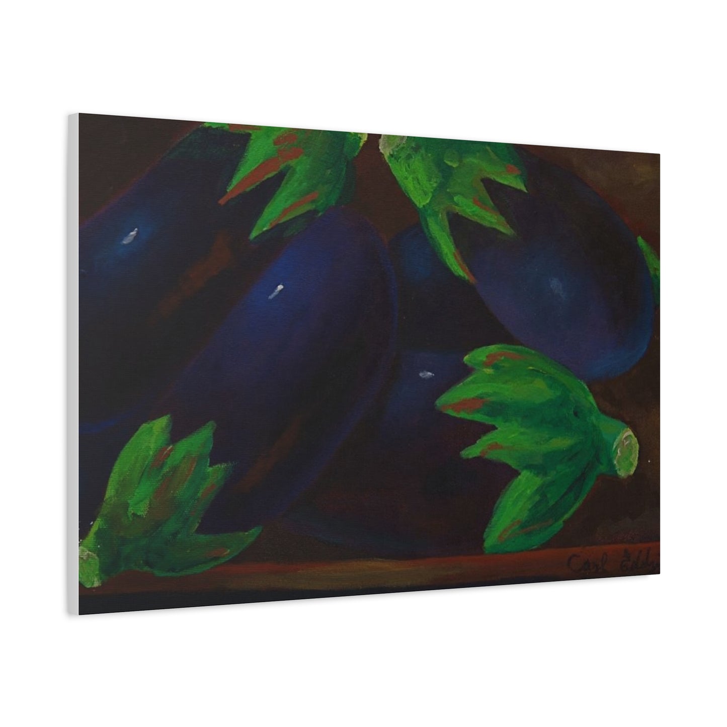 Canvas Print - Eggplant Design