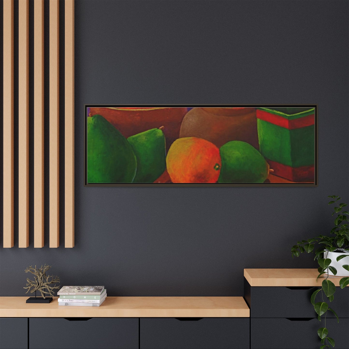 Tropical Fruits Canvas Wrap