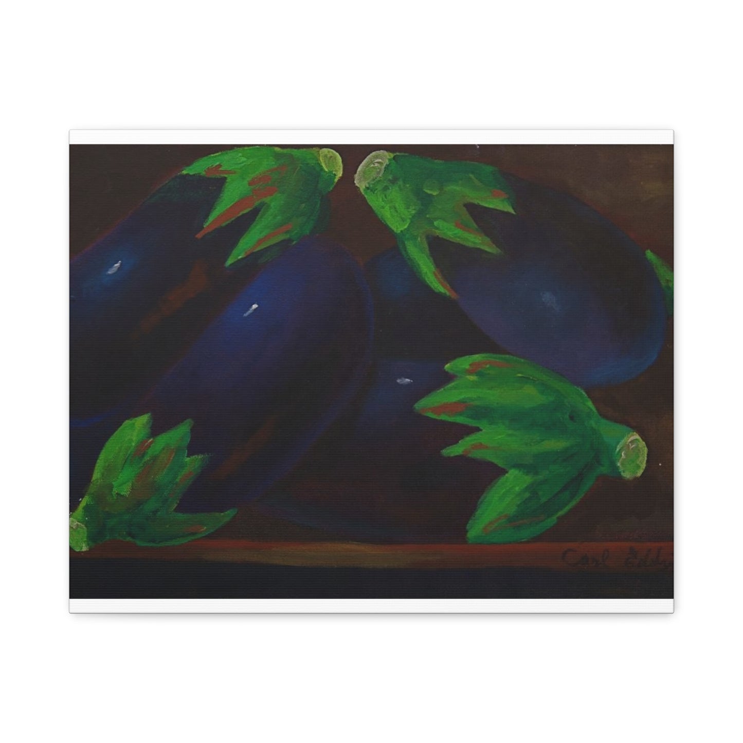 Canvas Print - Eggplant Design