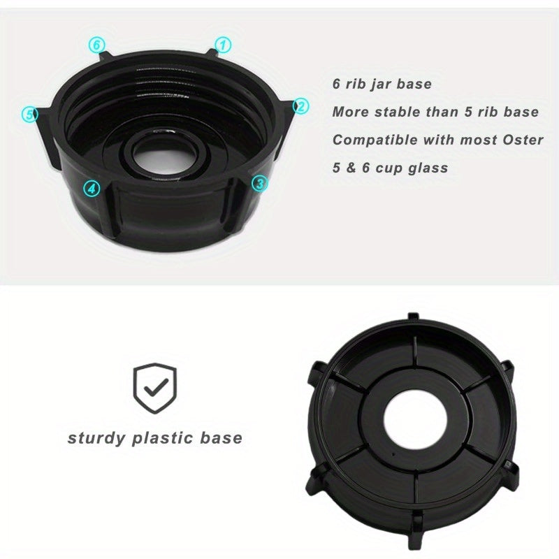 Oster Blender Replacement Parts – Ice Blade, Jar Base & 2 Gasket Seals