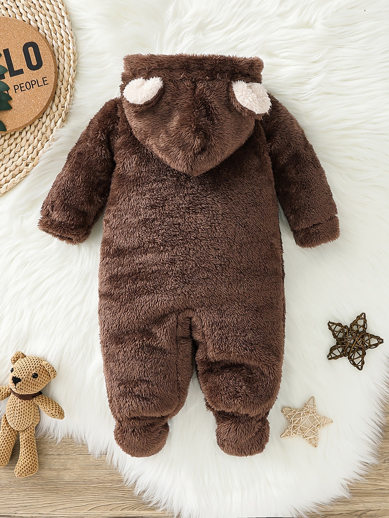 Thickened Warm Baby Boy Romper (0-9M)