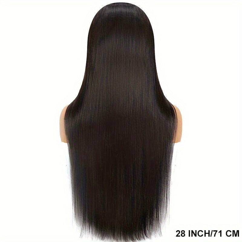 250% Density Brazilian Virgin Straight Wig with Bangs