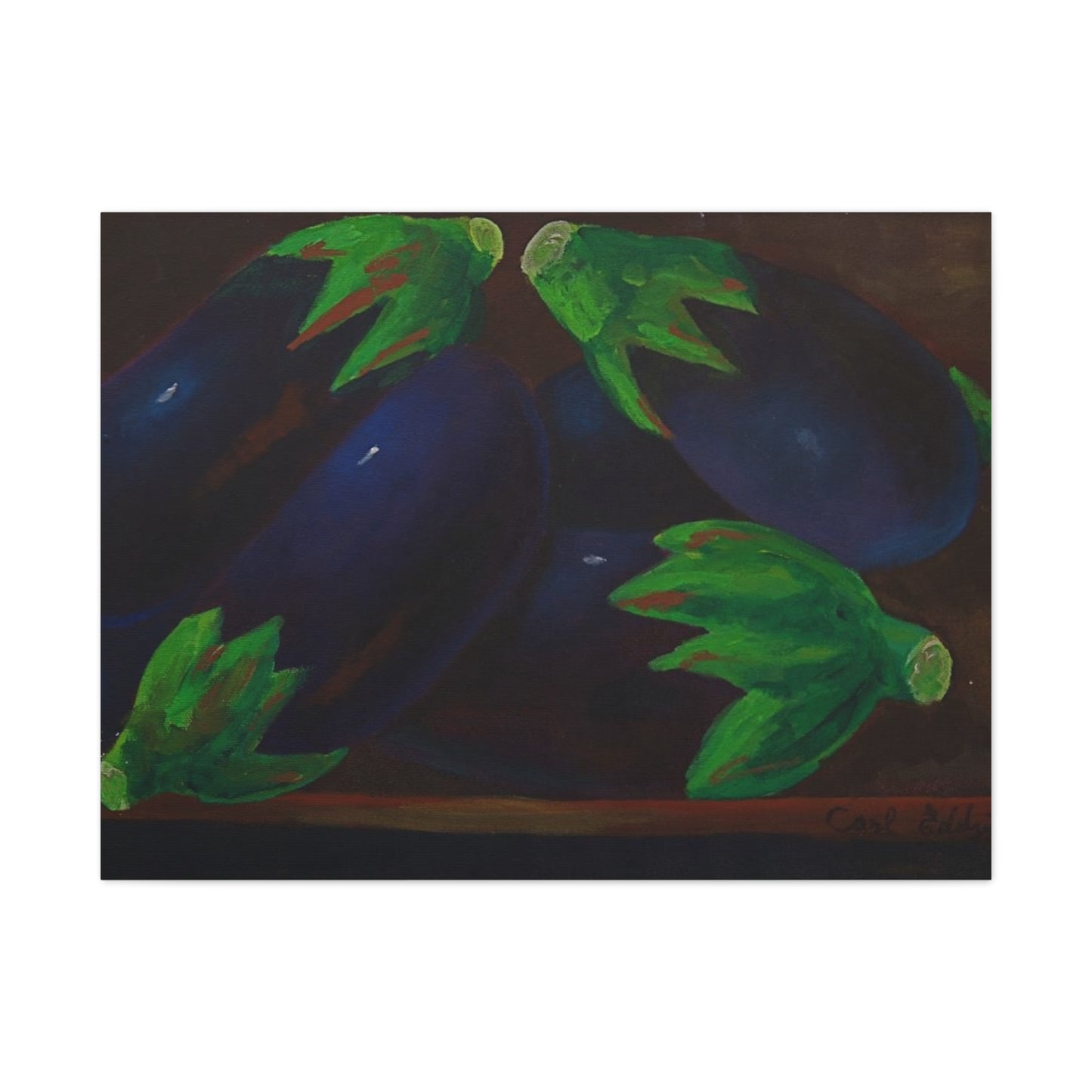 Canvas Print - Eggplant Design