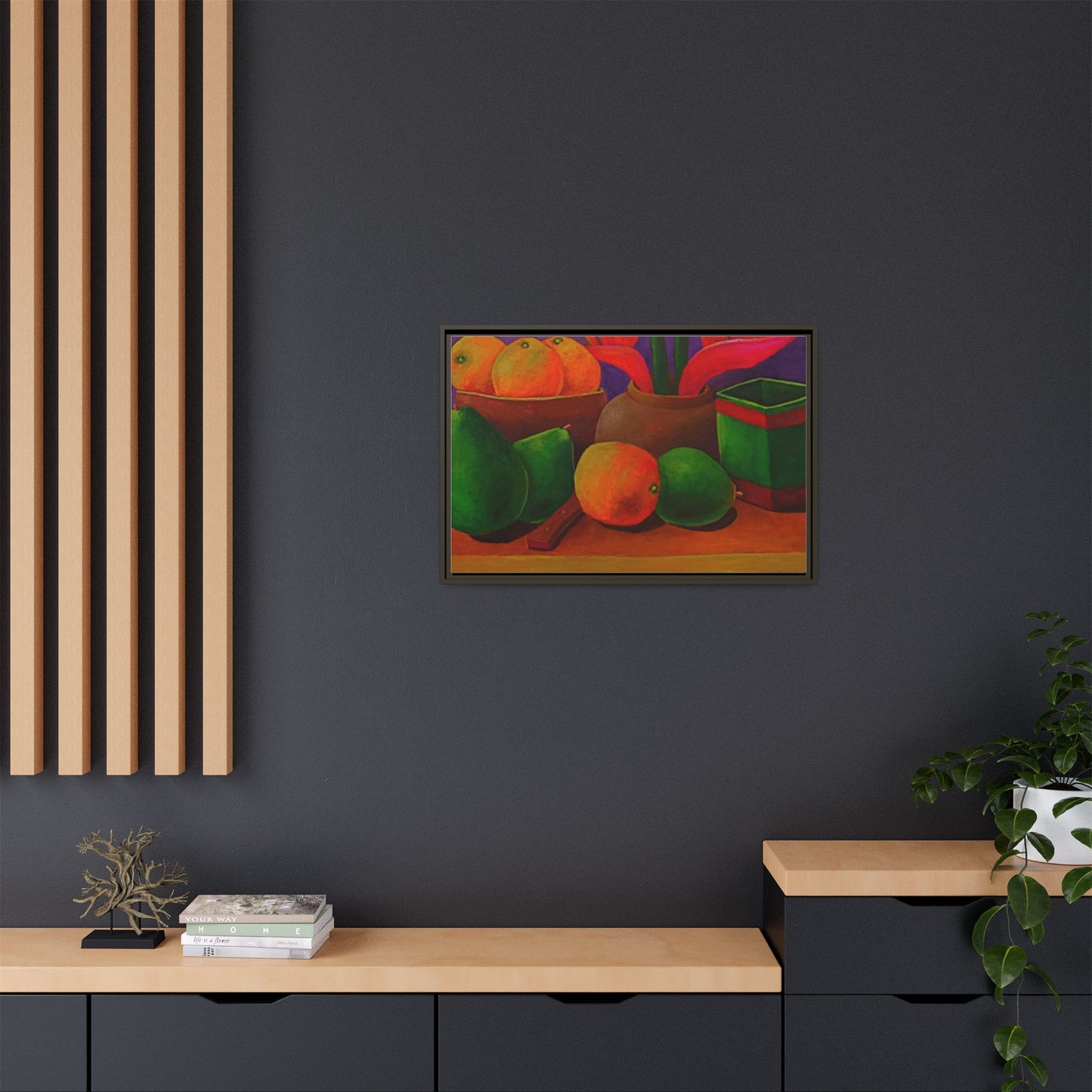 Tropical Fruits Canvas Wrap