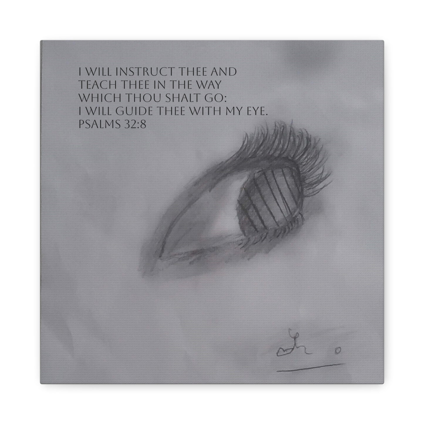 Canvas Wall Art - Jesus is Watching on Us