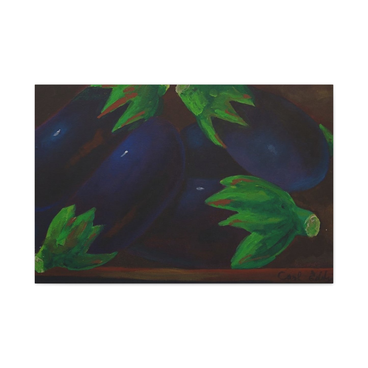 Canvas Print - Eggplant Design