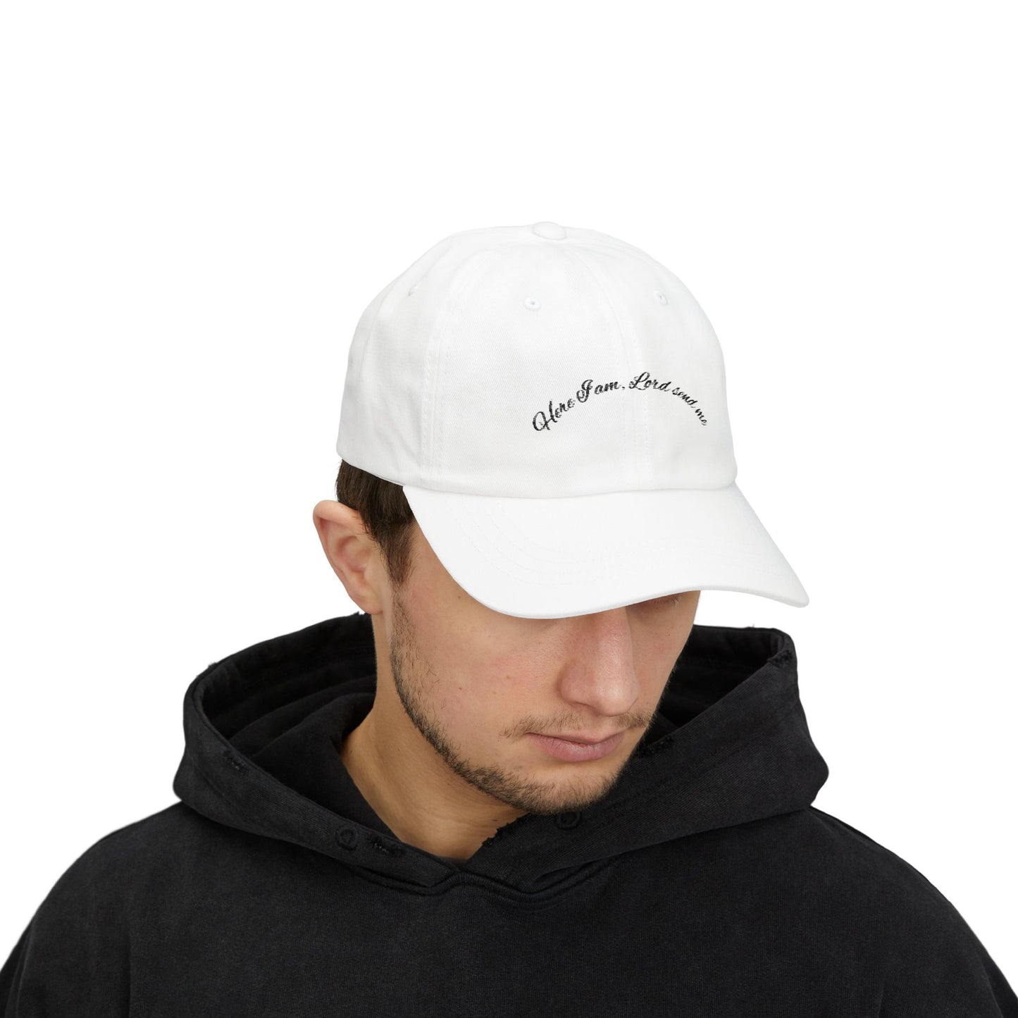Baseball Cap - 'Here I am, Lord, send me' Christian Message