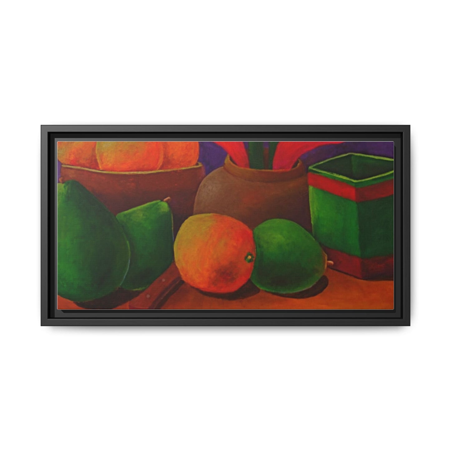 Tropical Fruits Canvas Wrap
