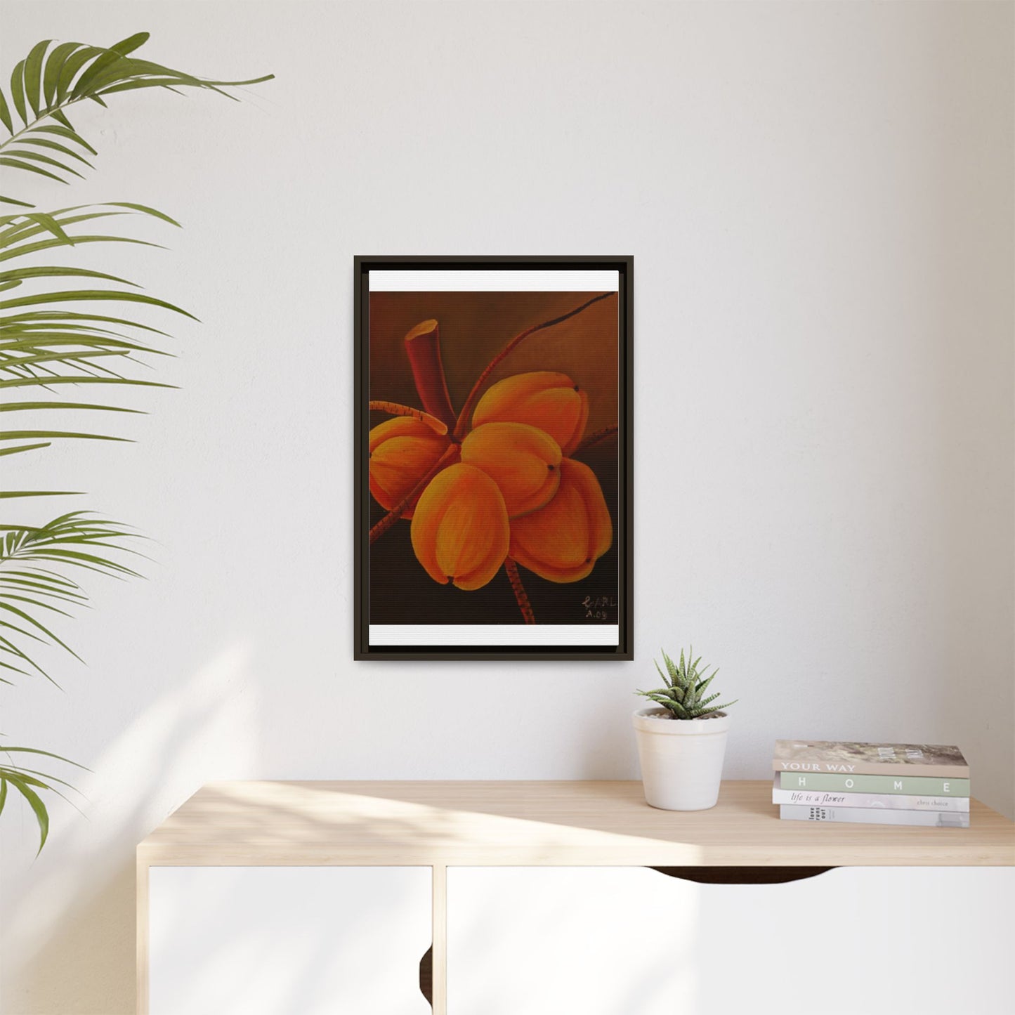 Matte Canvas, Framed (Multi-color)