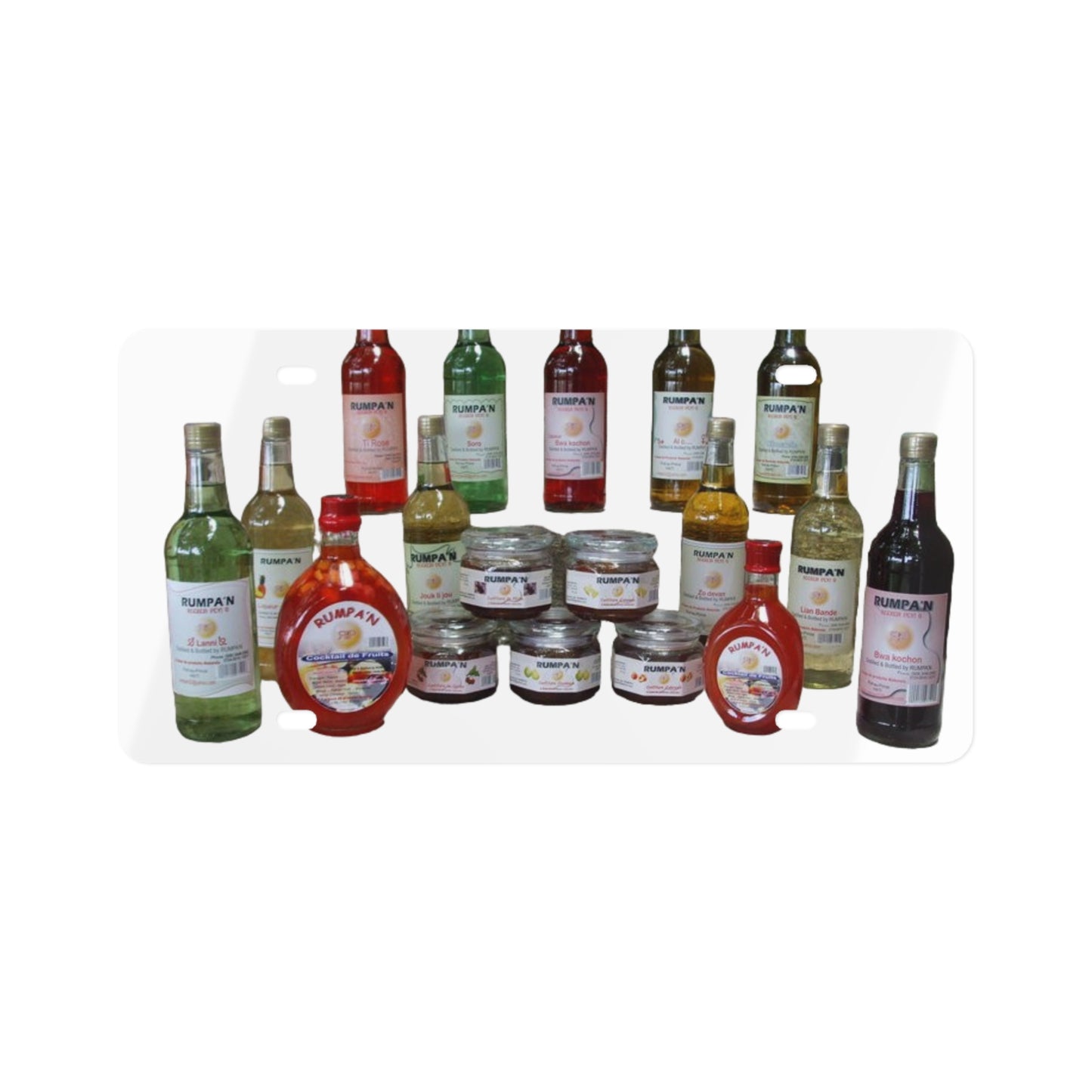 License Plate - Caribean Products"RumPa'n