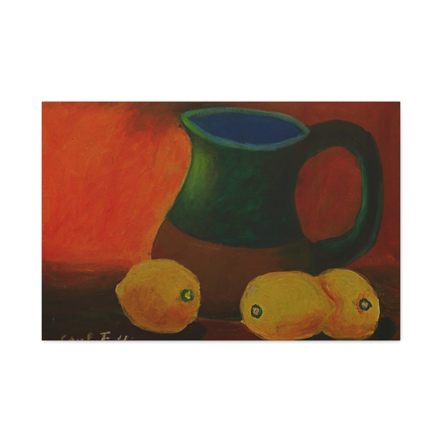 Canvas Print Tropical Lemon