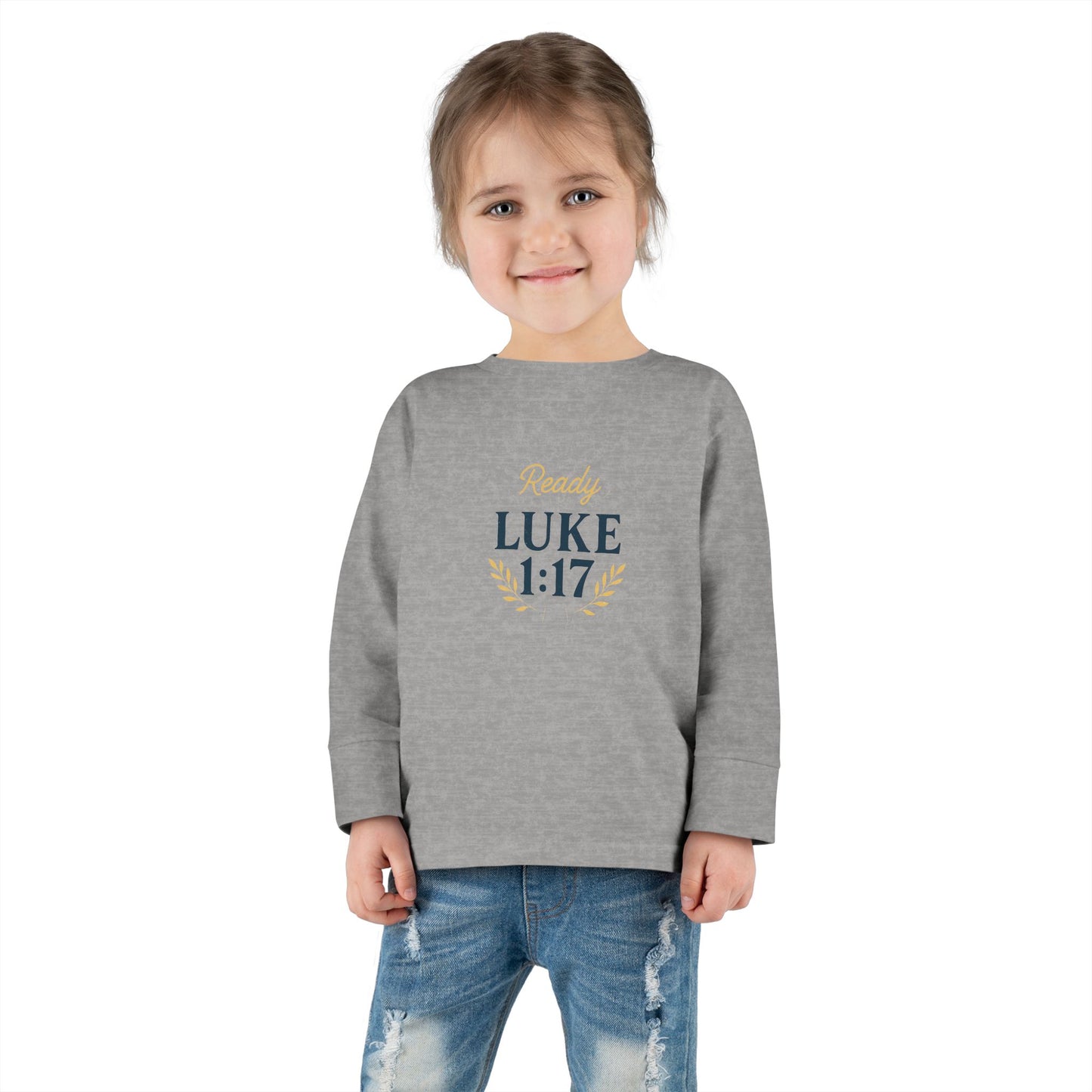 Religious Toddler Long Sleeve Tee - READY FOR THE LORD