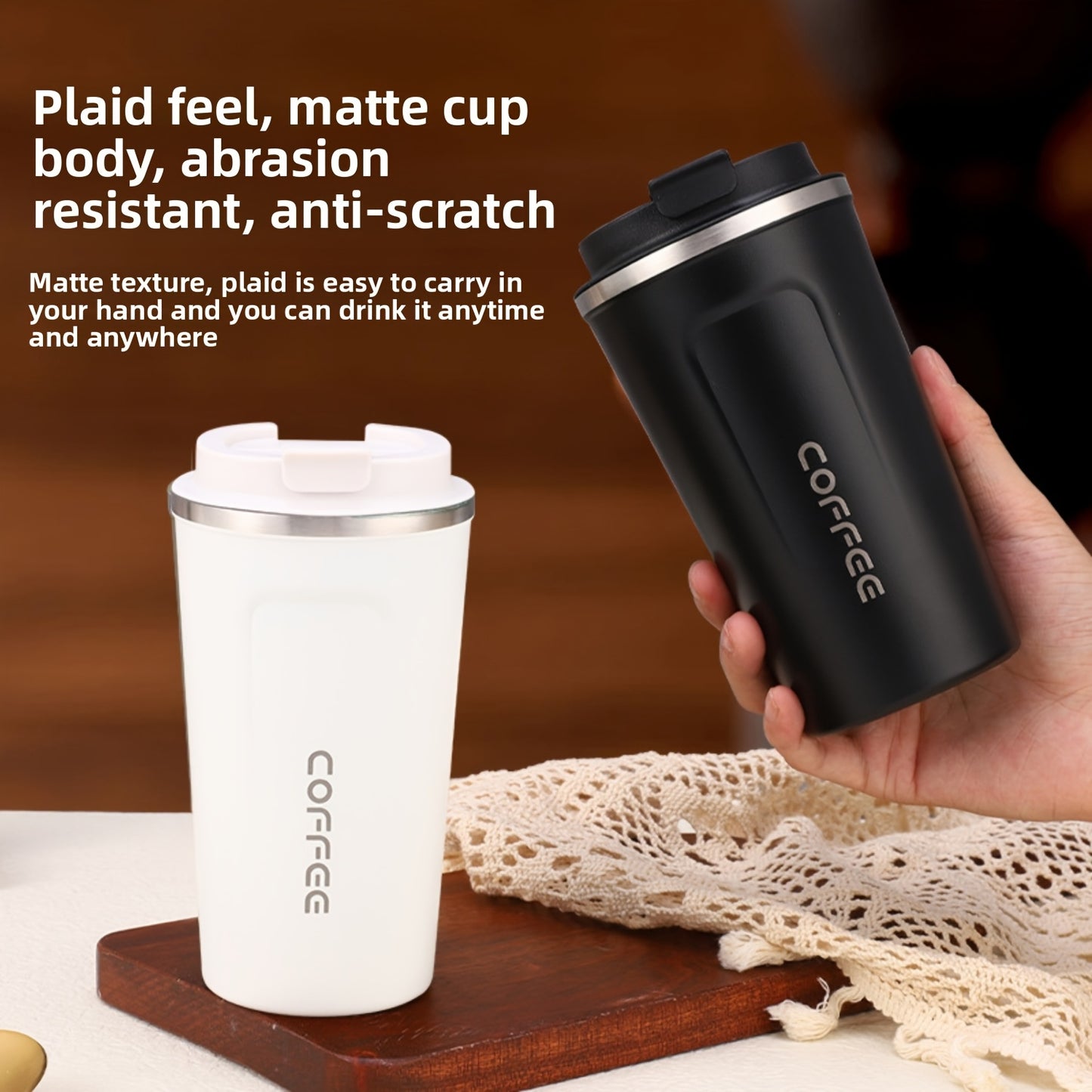 Leakproof Vacuum Insulated Travel Mug