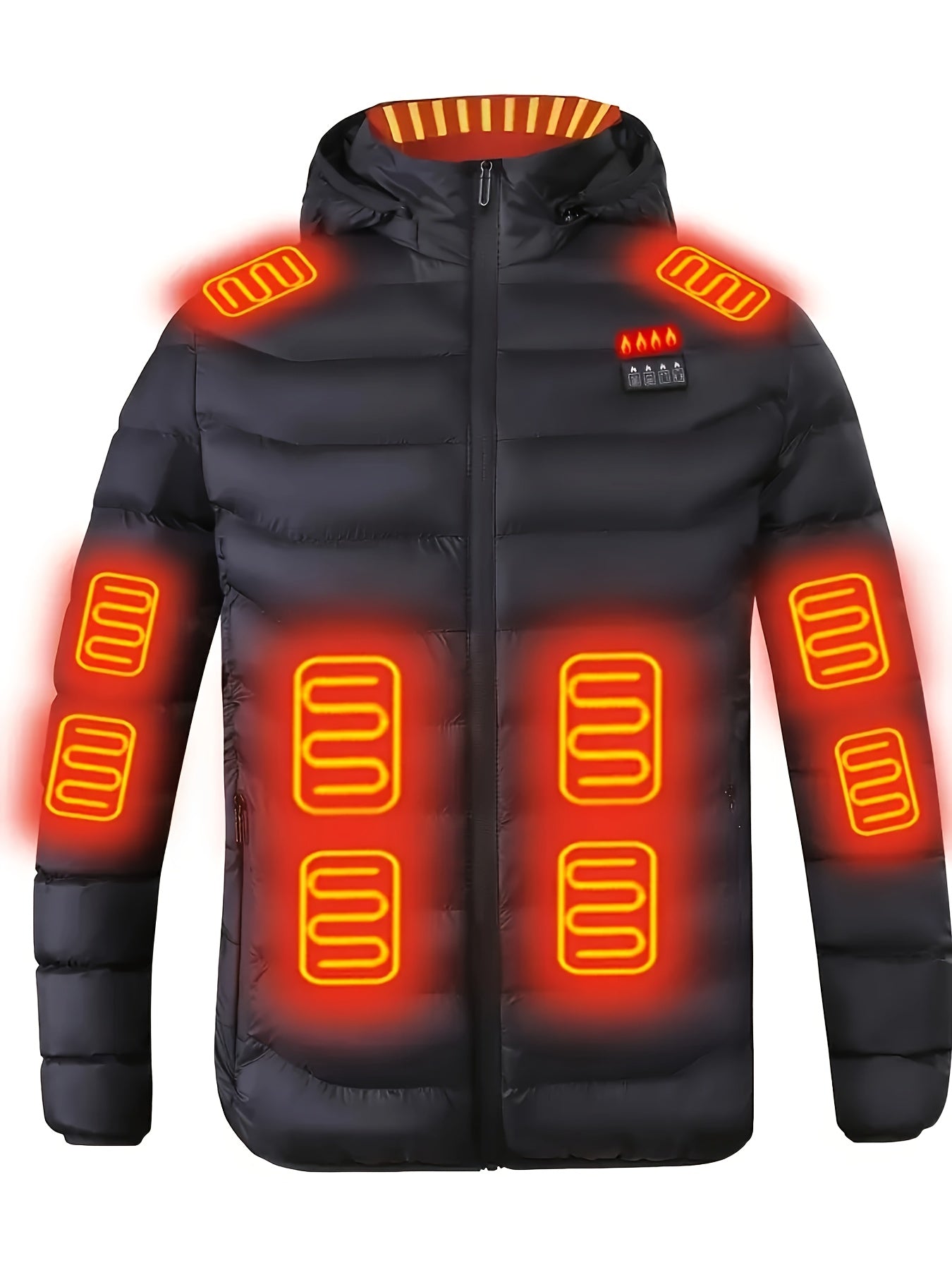 Unisex USB-Smart Heated Jacket with Adjustable Temperature
