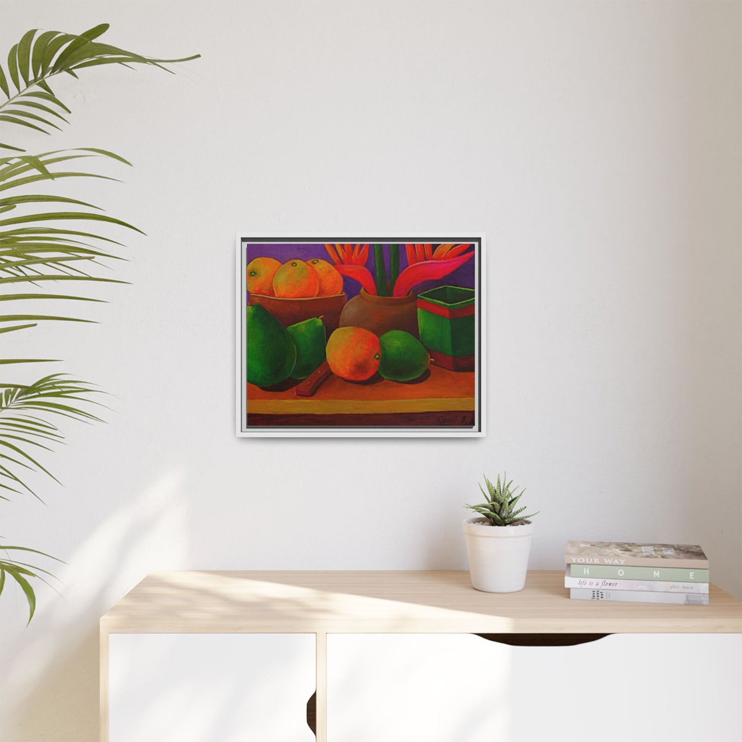Canvas Wall Art - Tropical Fruits Design