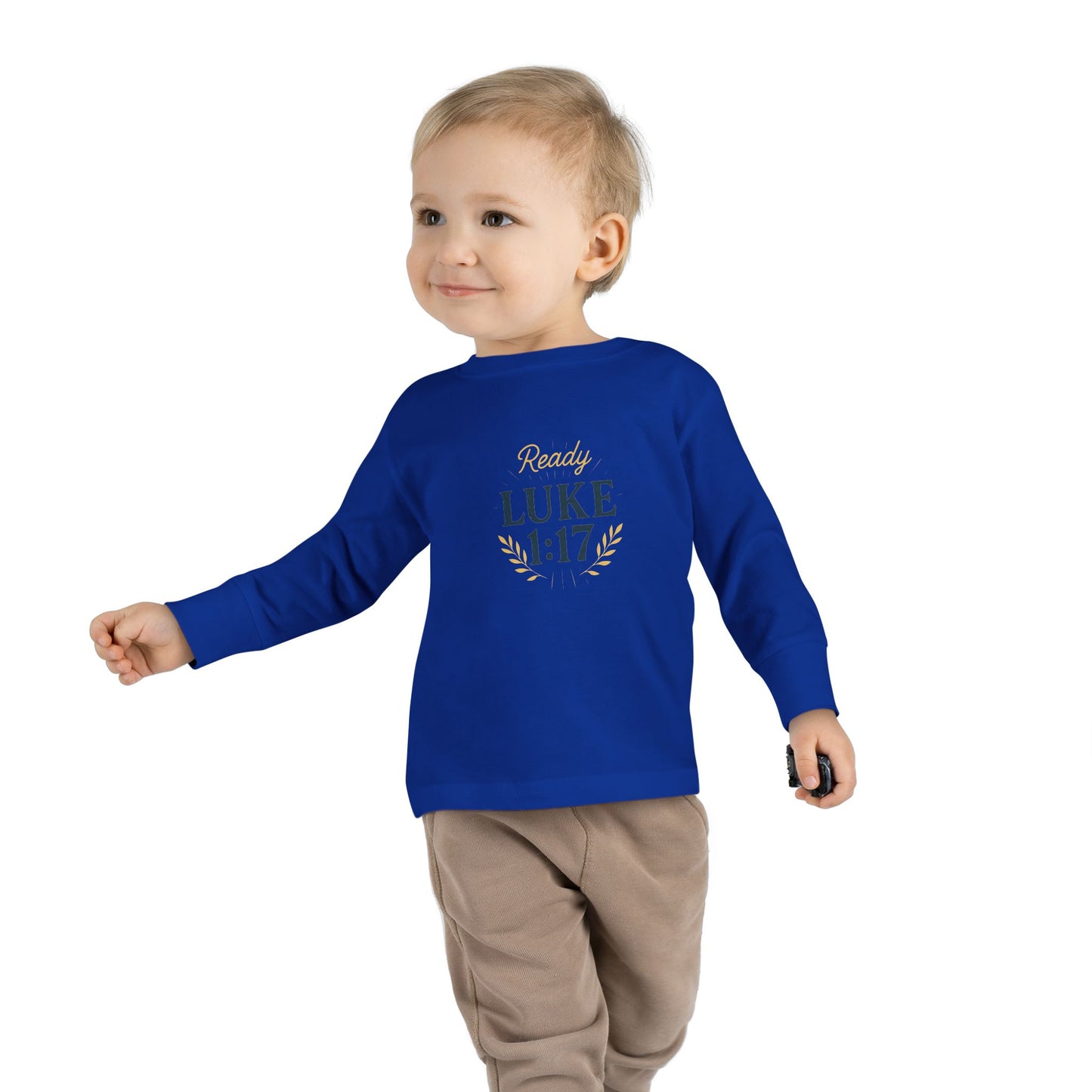 Religious Toddler Long Sleeve Tee - READY FOR THE LORD