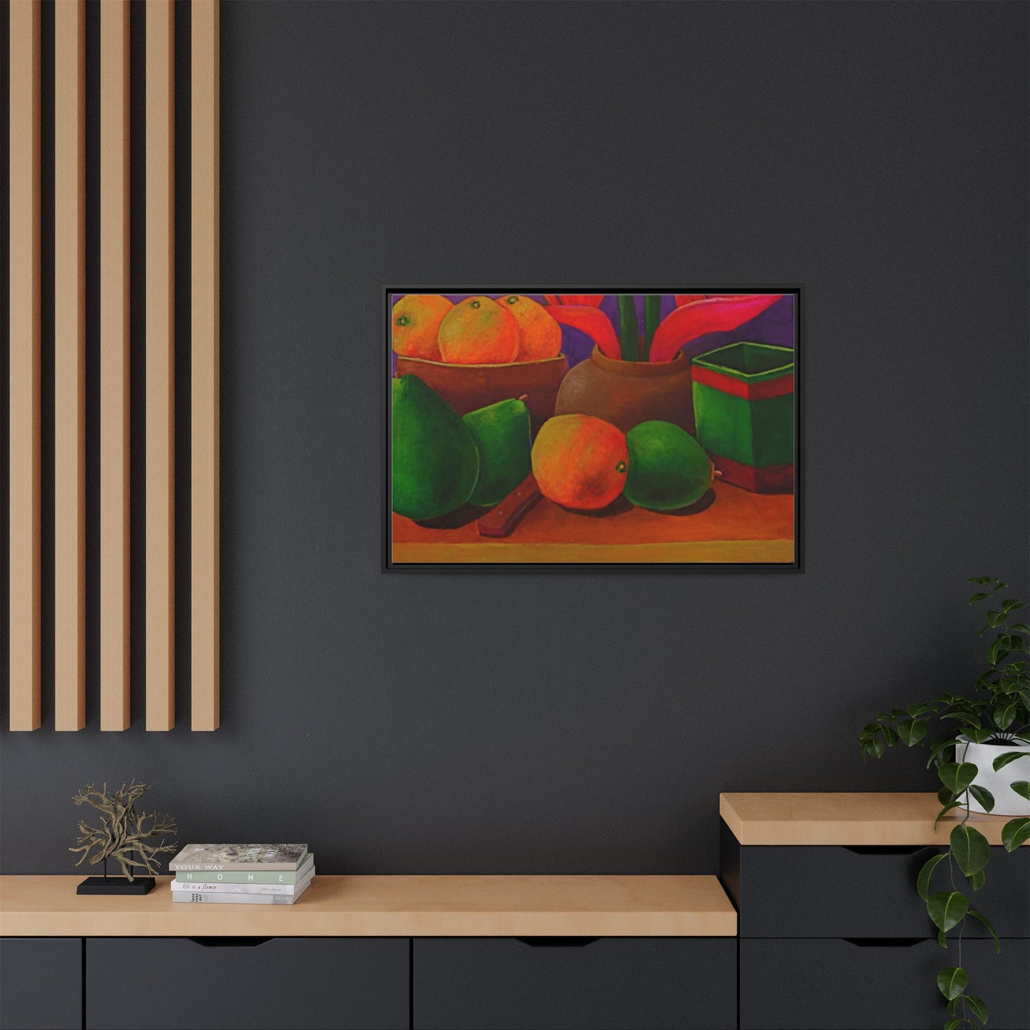 Canvas Wall Art - Tropical Fruits Design