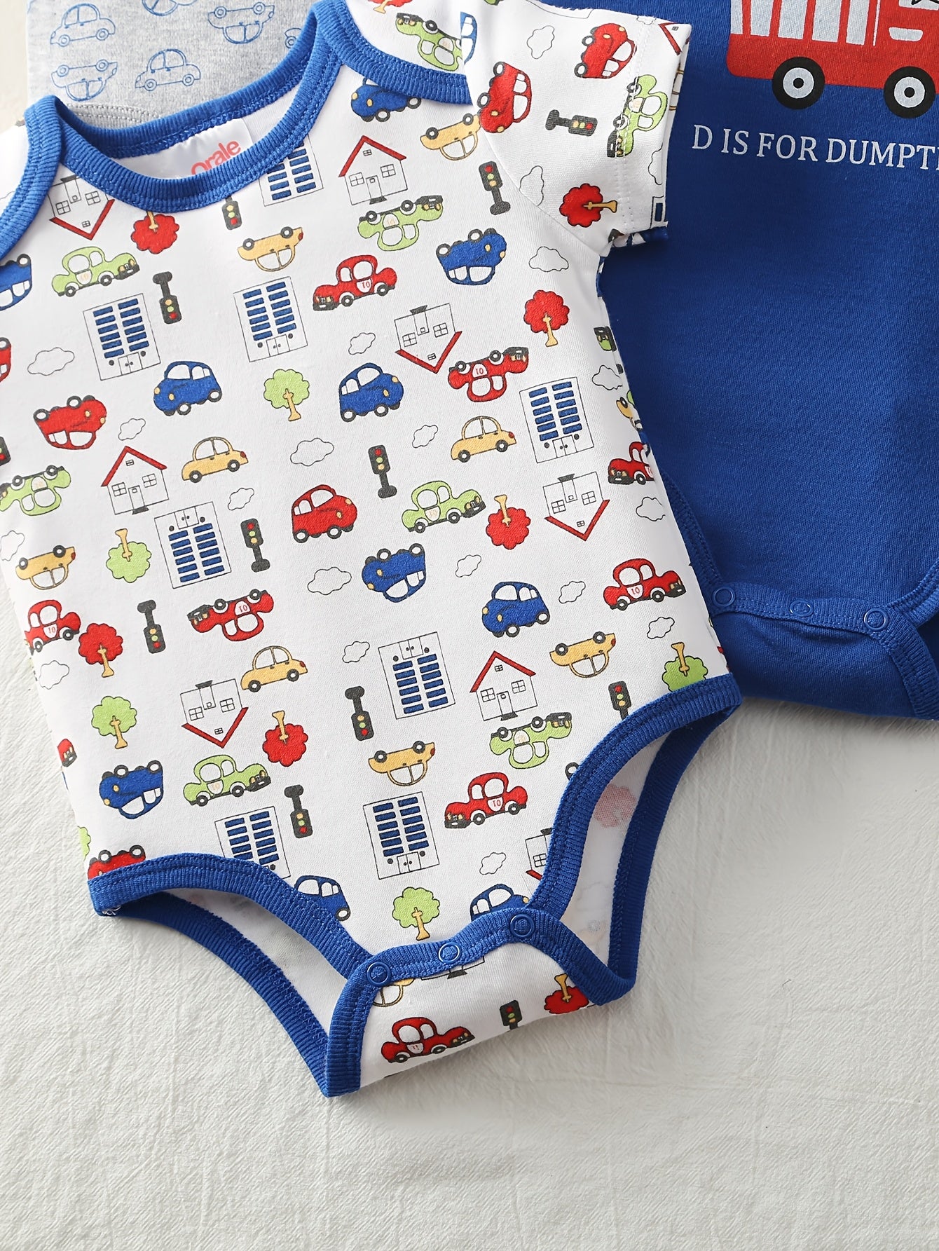 🐻 5-Piece Baby Girl Animal Print Onesies Set: Snap Closure Rompers (Cow, Chicken, Bunny, Bear) - All-Season Outfits for 0-24 Months