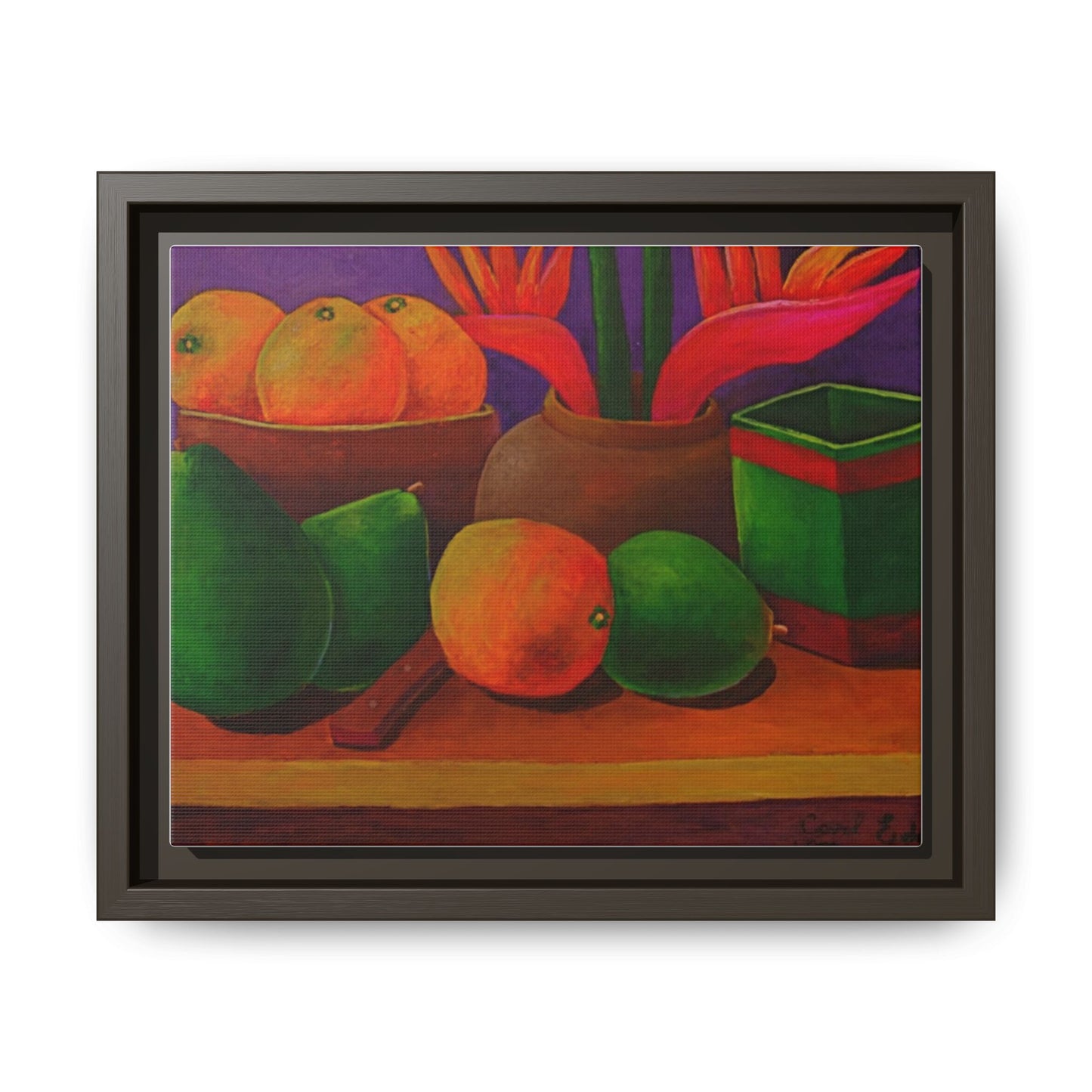 Canvas Wall Art - Tropical Fruits Design