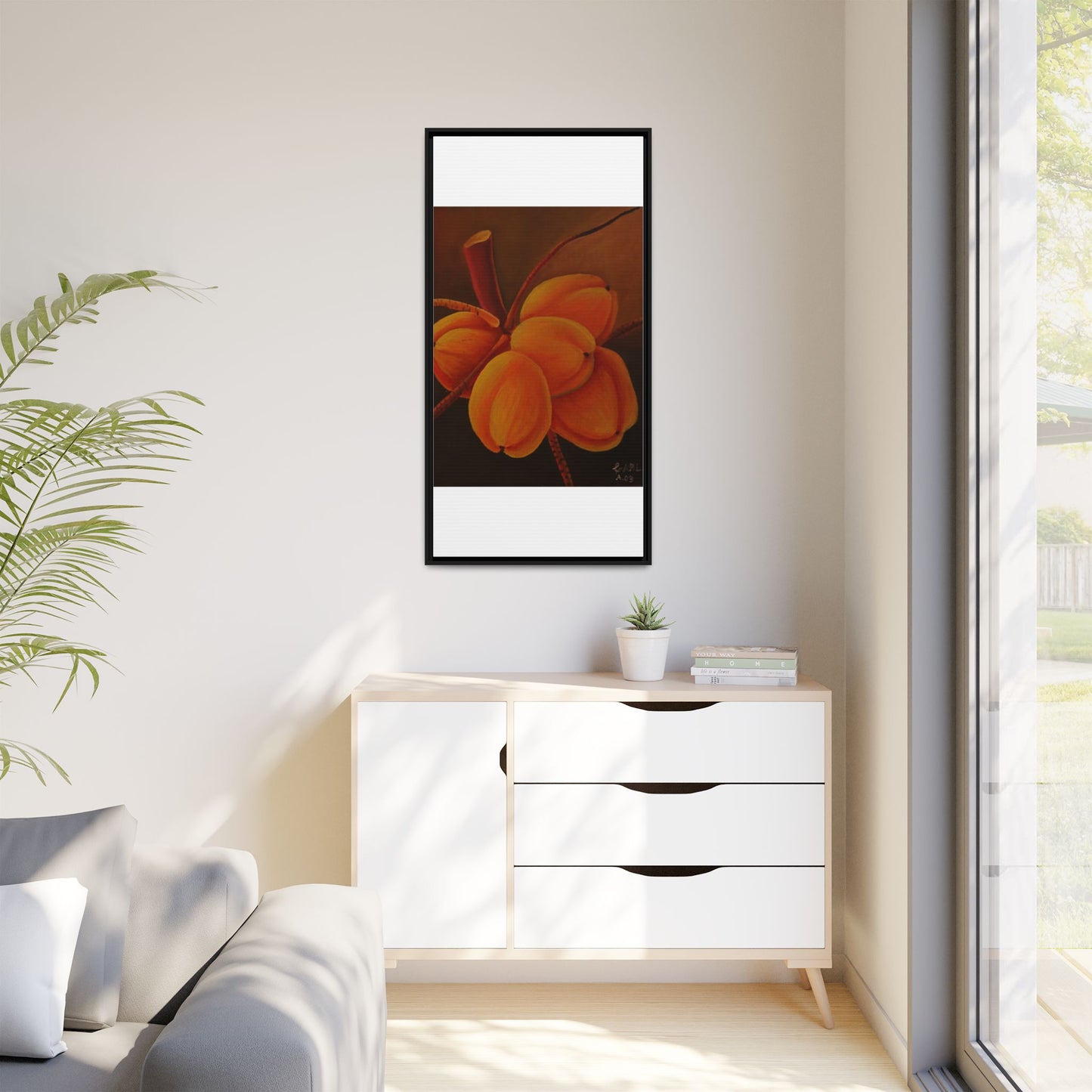 Matte Canvas, Framed (Multi-color)