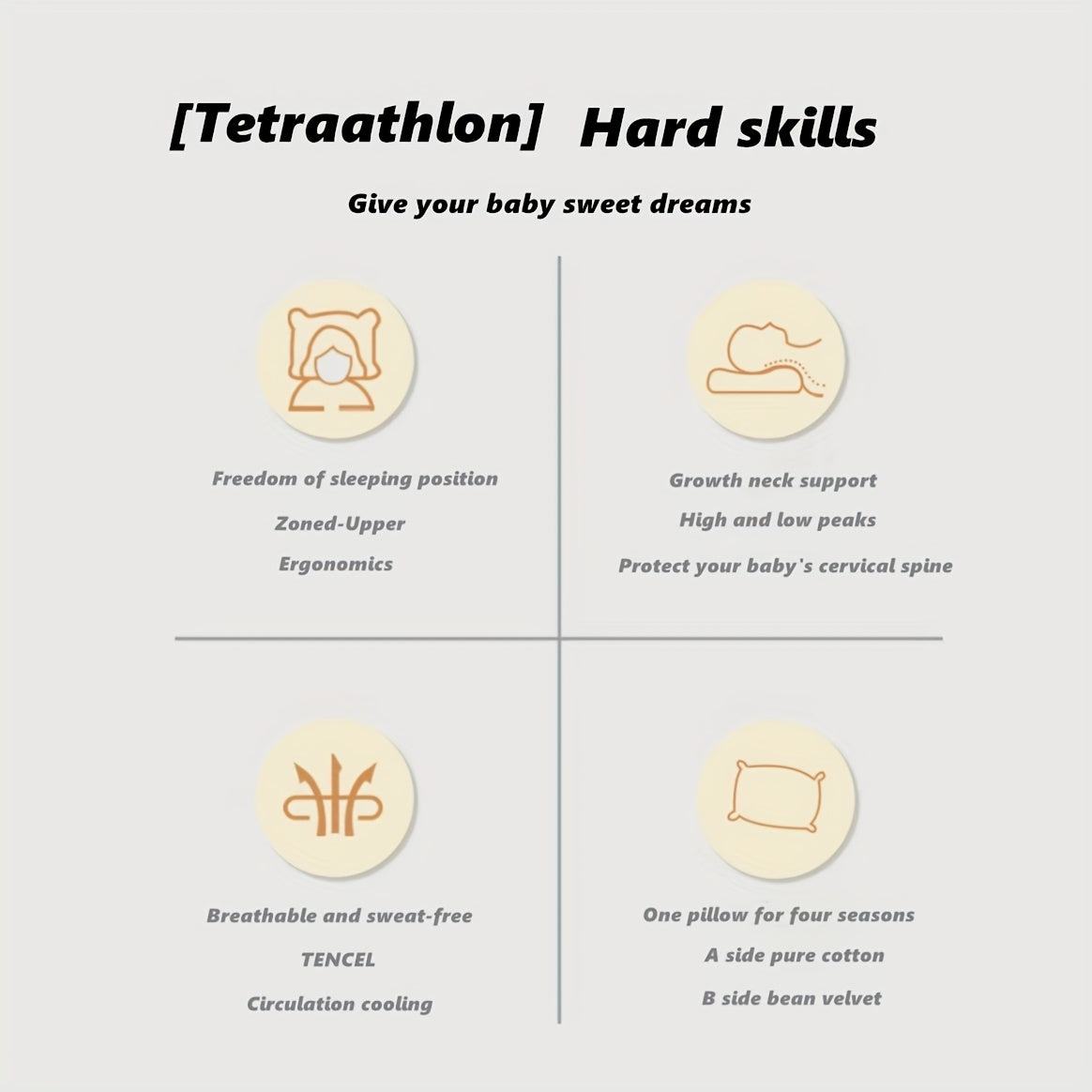 🦖 Cute Dinosaur & Panda Kids' Pillow (19.7x11.8 in): A-Grade Safe, Soft & Breathable (Machine Washable)