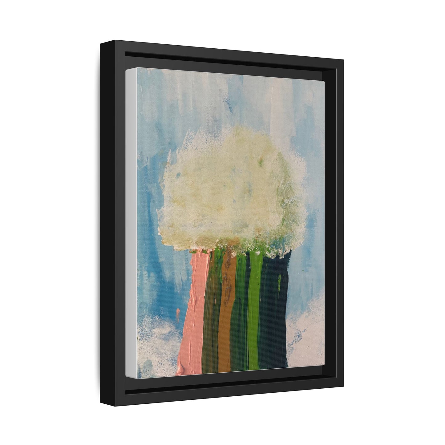 Canvas Wall Art - Cloud Dropping Rainbow