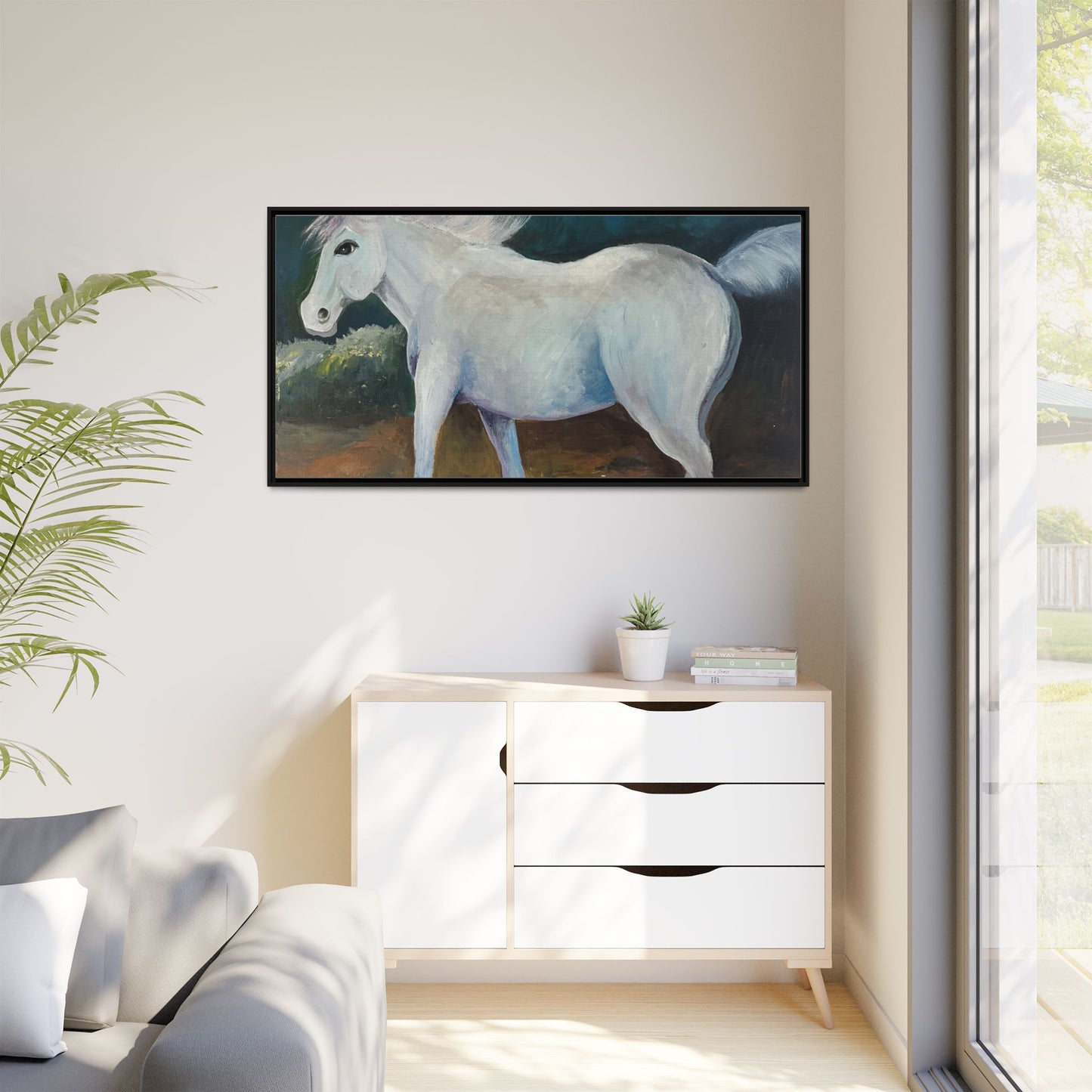 Canvas Horse Art
