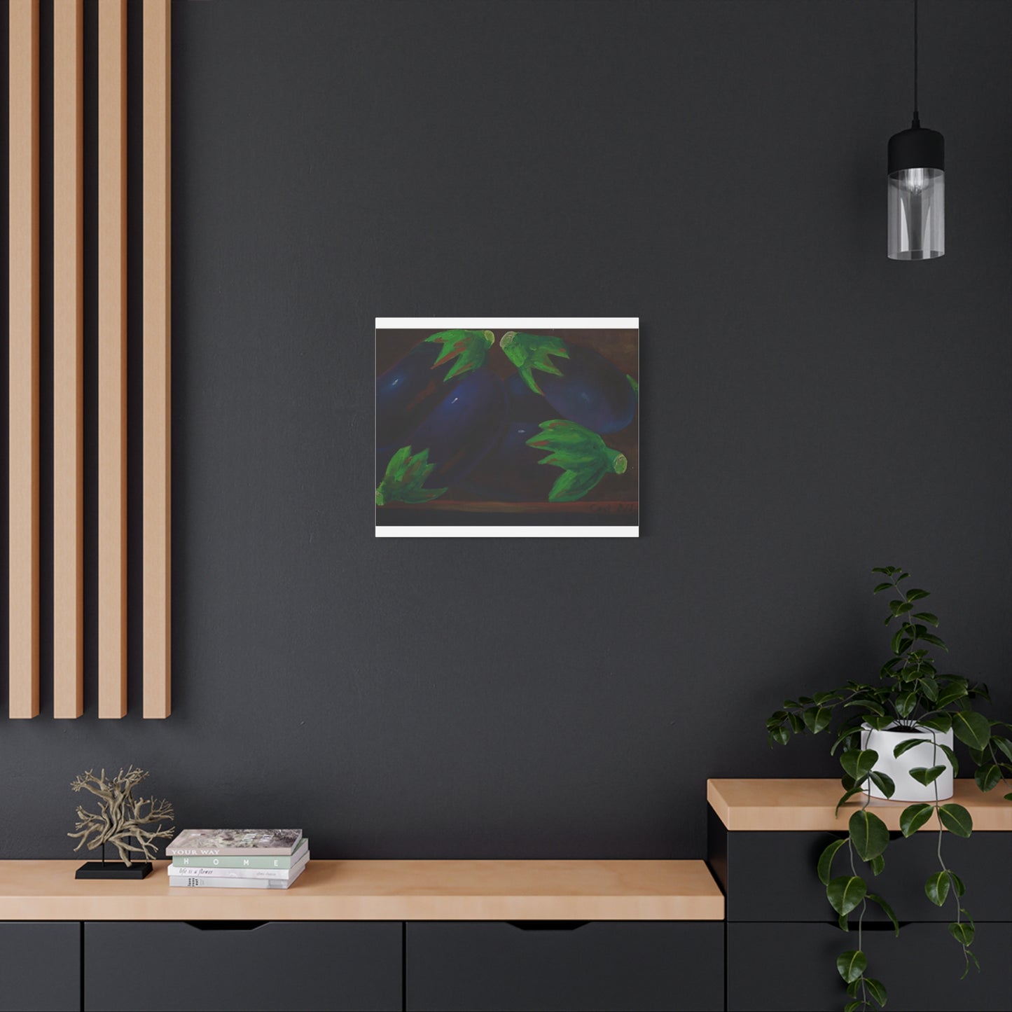 Canvas Print - Eggplant Design