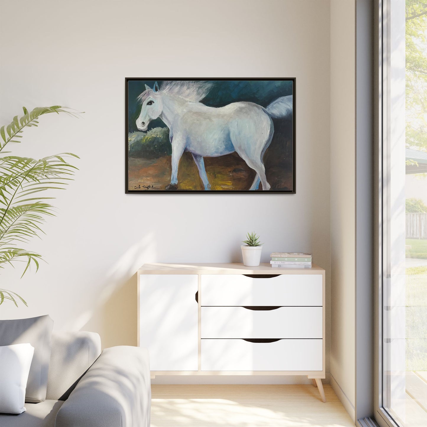 Canvas Horse Art