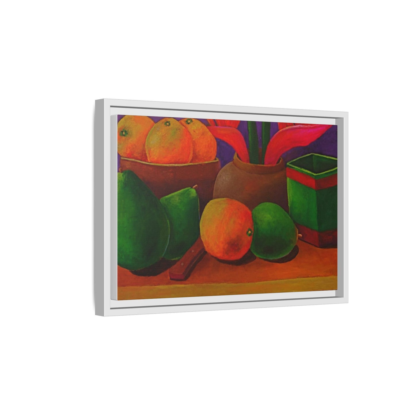 Tropical Fruits Canvas Wrap