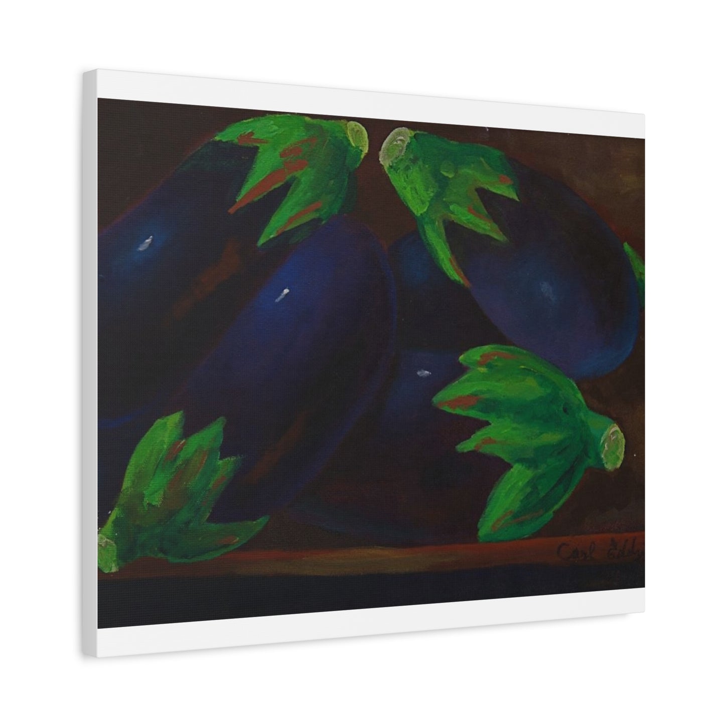 Canvas Print - Eggplant Design