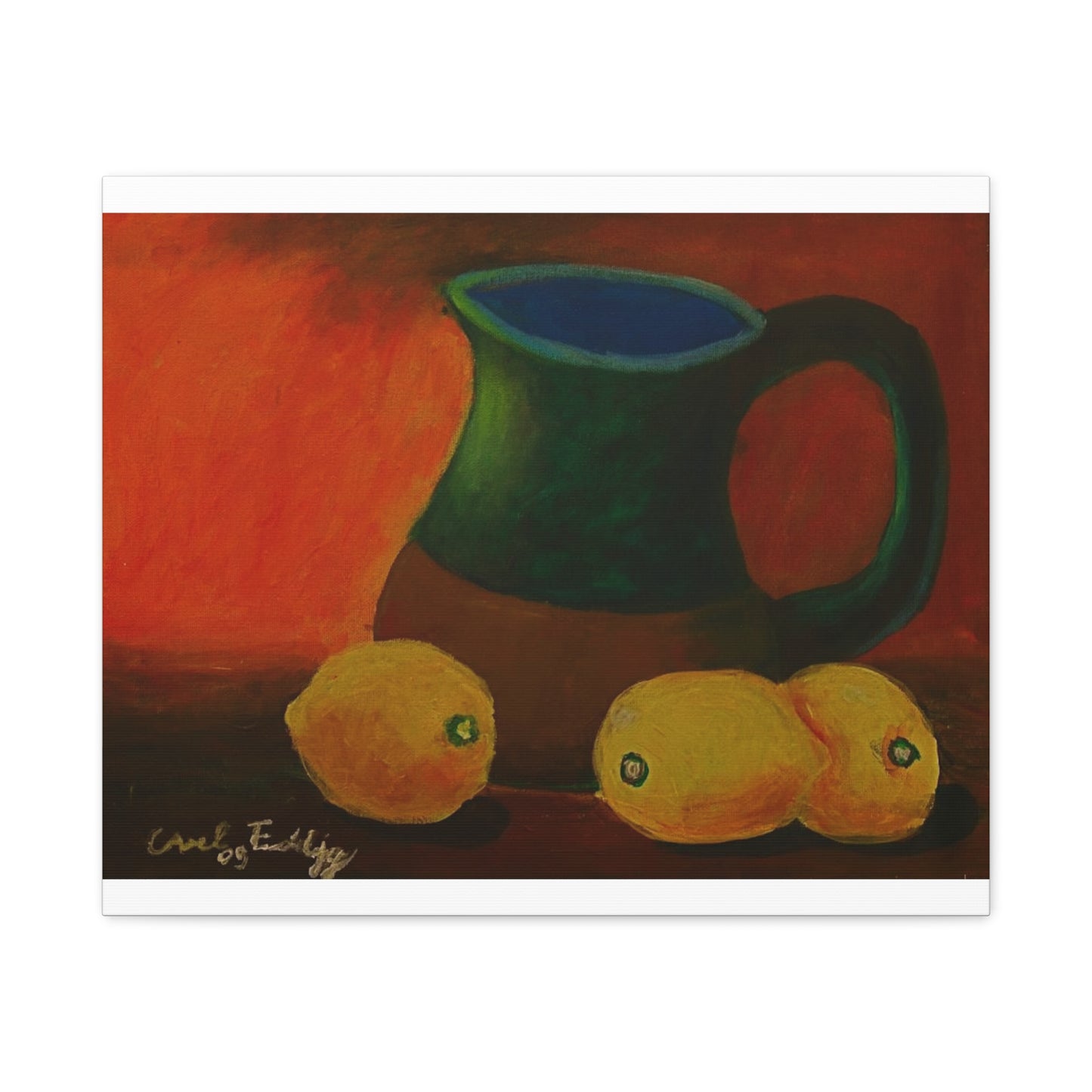 Canvas Print Tropical Lemon