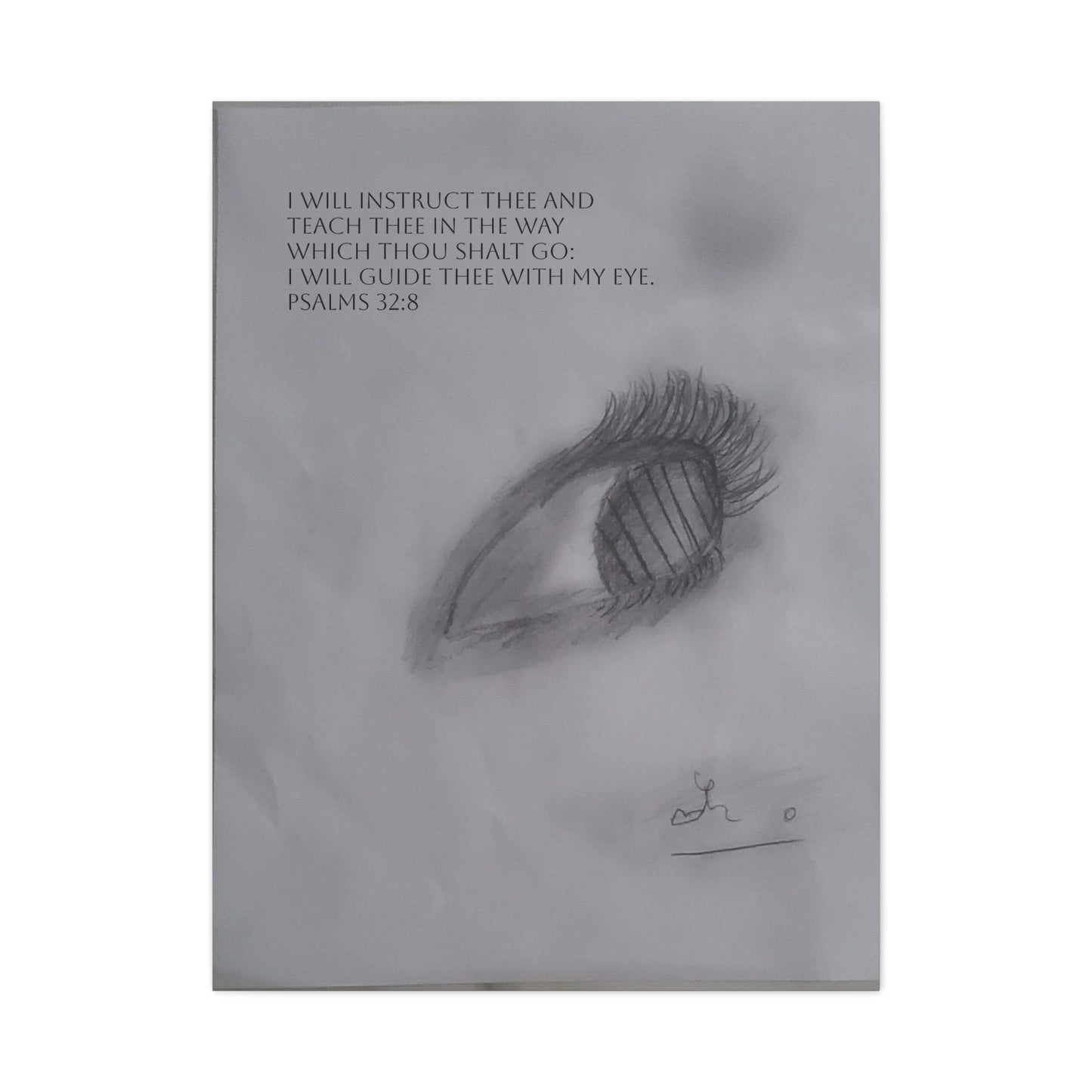 Canvas Wall Art - Jesus is Watching on Us